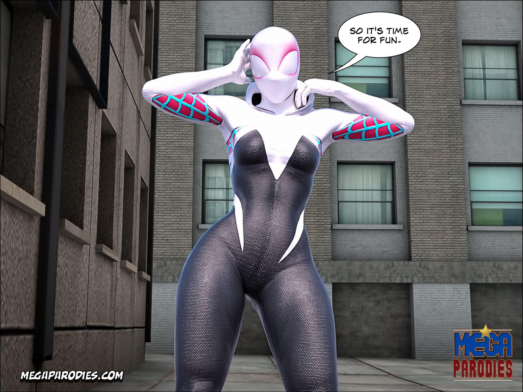 Spider-Gwen X Rhino [MegaParodies], Spider Gwen 1, page 29 of 65