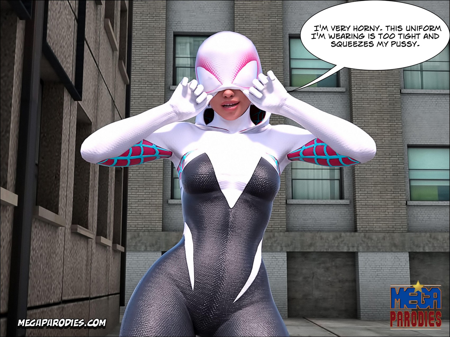 Spider-Gwen X Rhino [MegaParodies], Spider Gwen 1, page 30 of 65