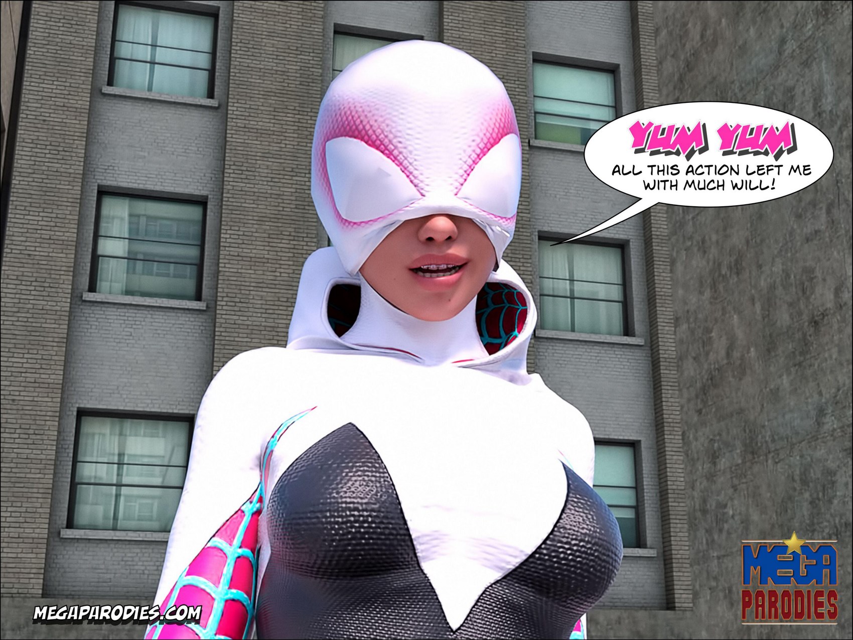 Spider-Gwen X Rhino [MegaParodies], Spider Gwen 1, page 31 of 65