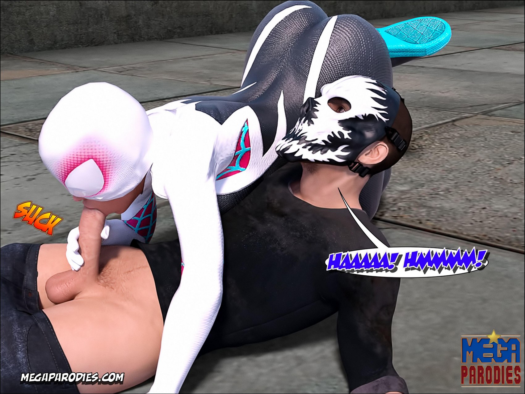 Spider-Gwen X Rhino [MegaParodies], Spider Gwen 1, page 33 of 65