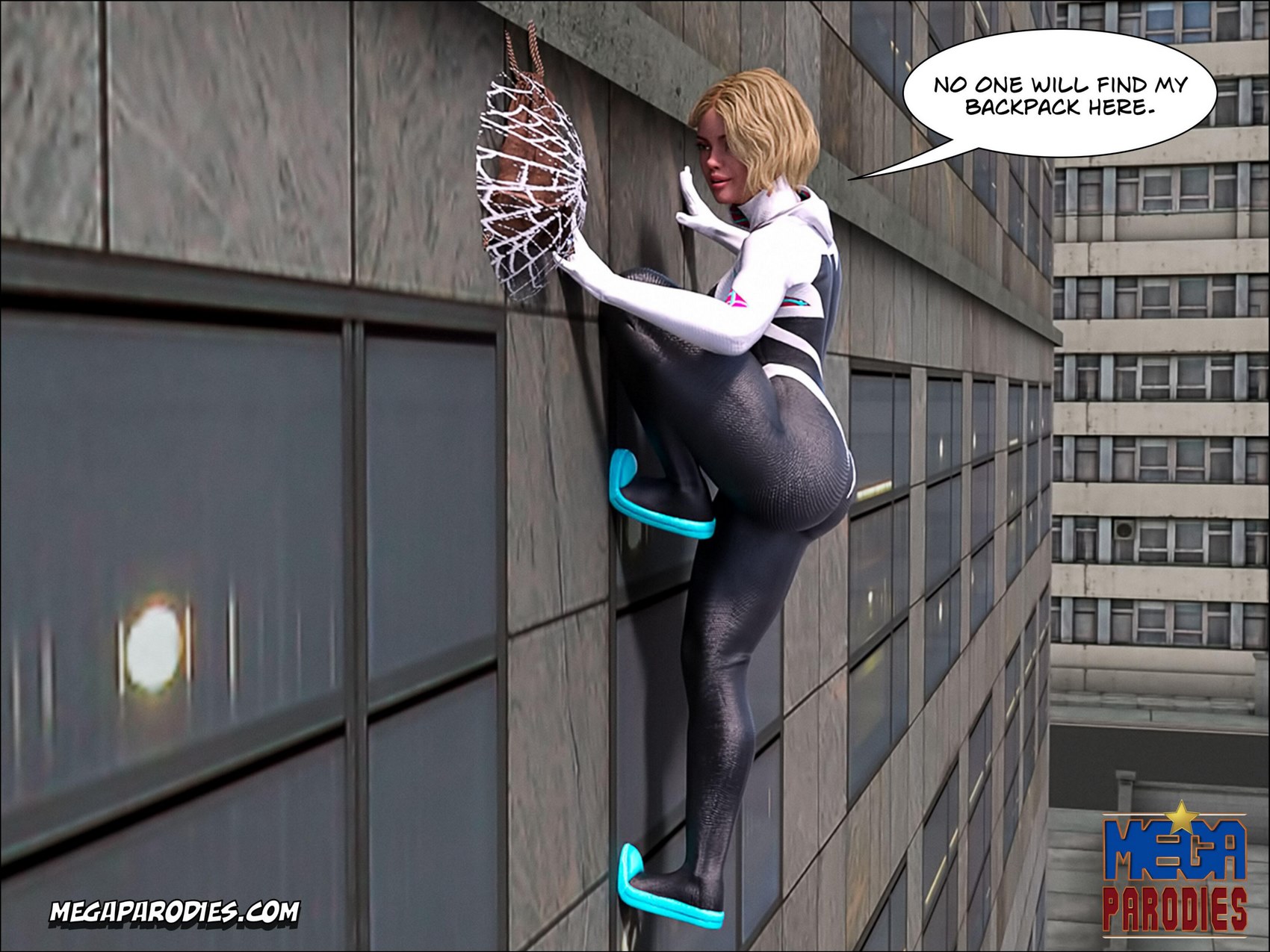 Spider-Gwen X Rhino [MegaParodies], Spider Gwen 1, page 50 of 65