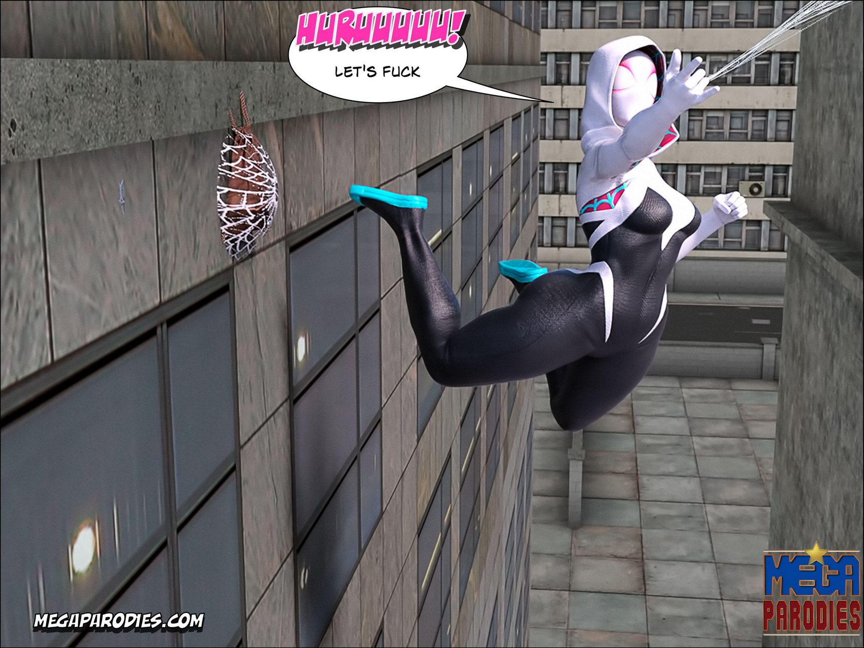 Spider-Gwen X Rhino [MegaParodies], Spider Gwen 1, page 51 of 65