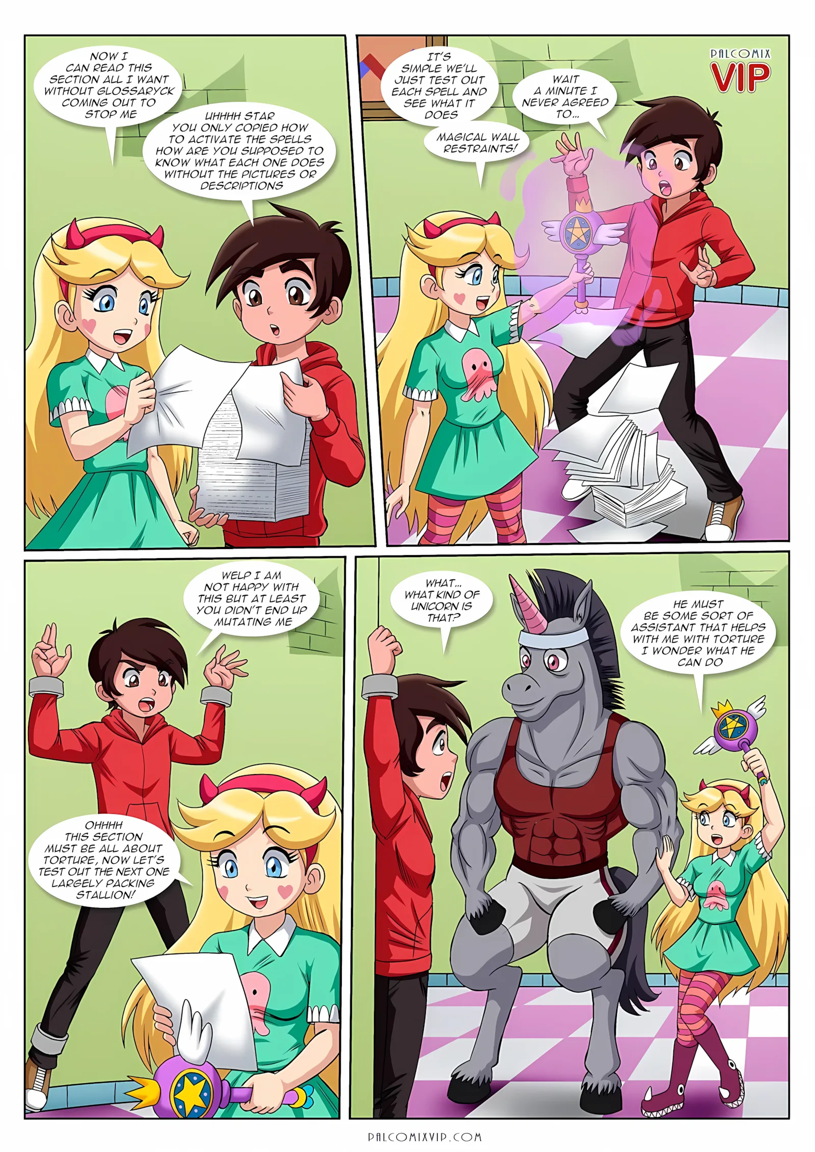Star’s Magical Kamasutra (Star VS. The Forces Of Evil) [Palcomix], 1 . Star's Magical Kamasutra - (Star VS. The Forces Of Evil) [Palcomix], page 4 of 21