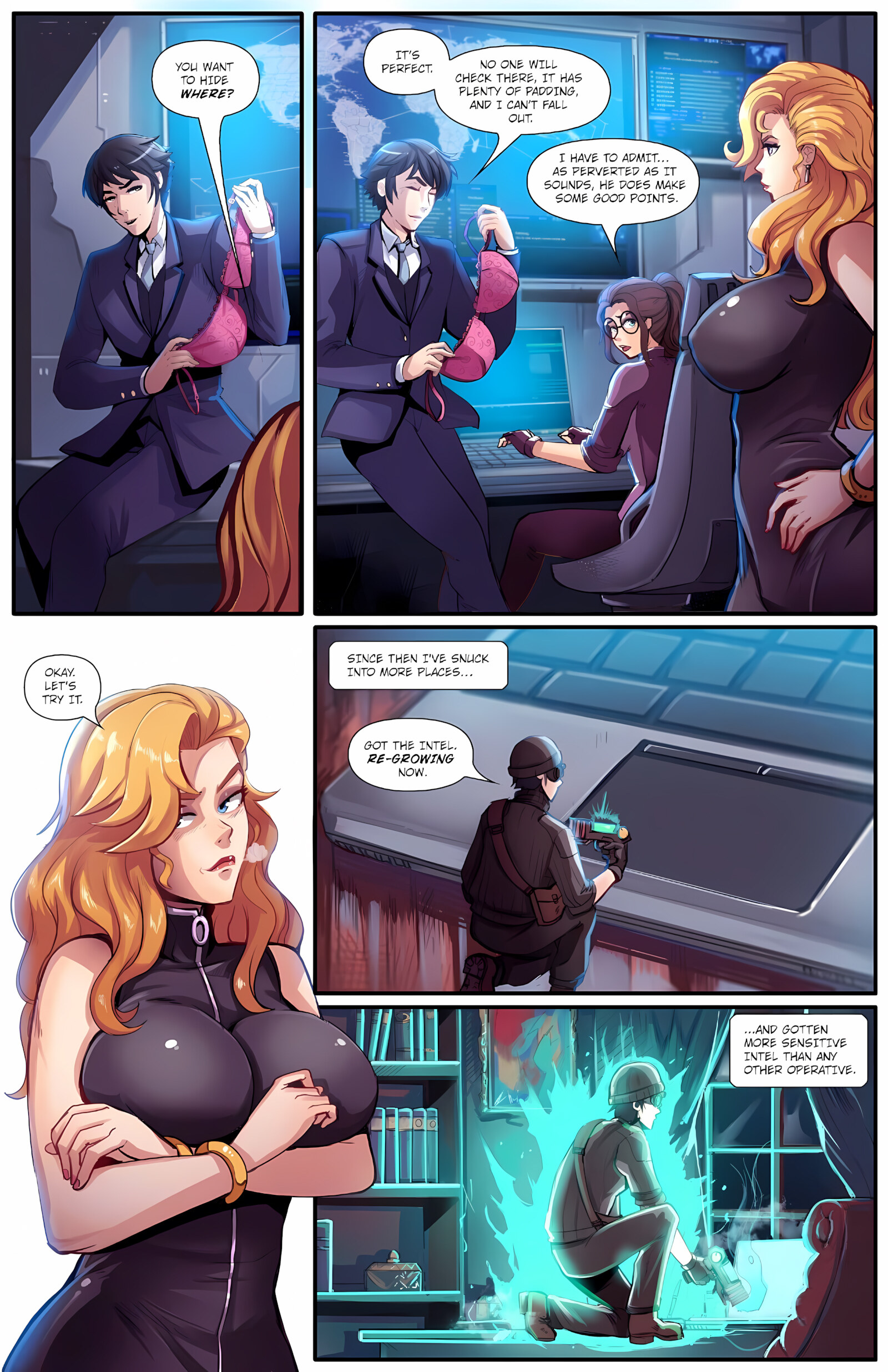 Super Spy [GiantessFan], Super Spy 1, page 9 of 34