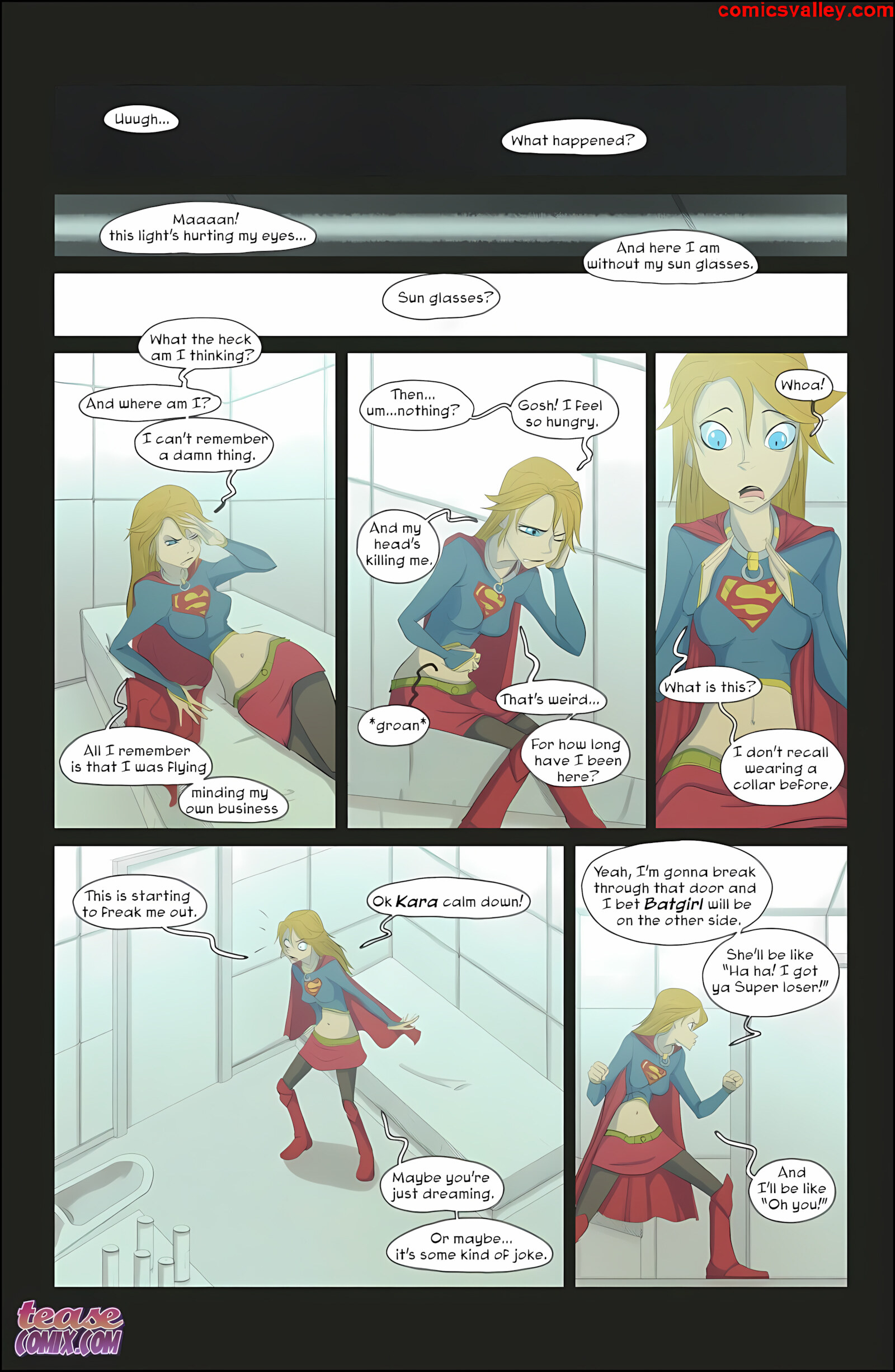 Supergirl – White Night [Tease Comix], Supergirl - White Night, page 2 of 24