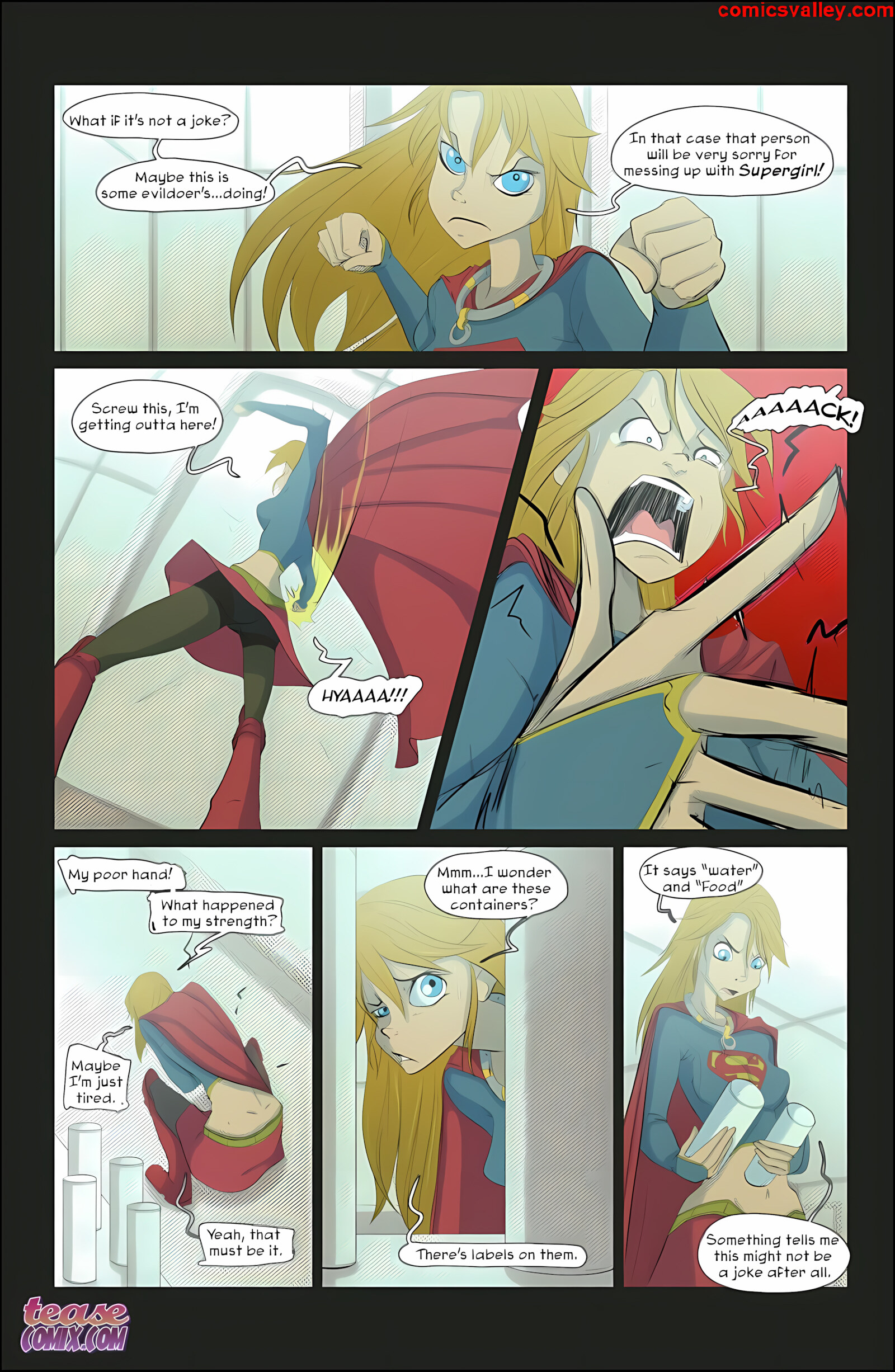 Supergirl – White Night [Tease Comix], Supergirl - White Night, page 3 of 24