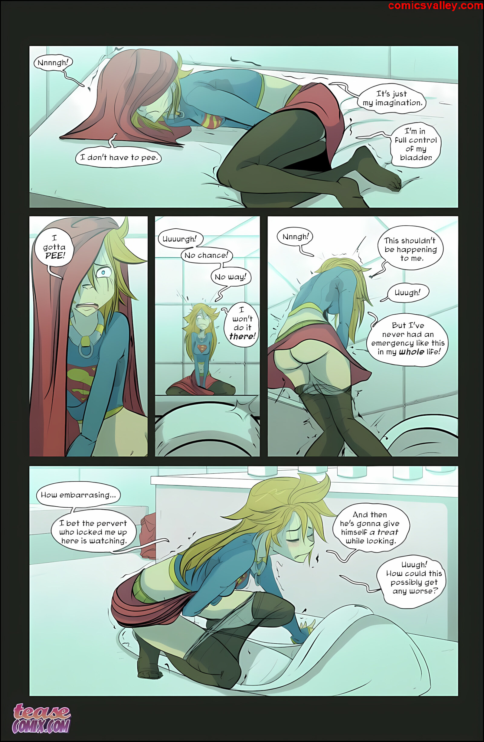 Supergirl – White Night [Tease Comix], Supergirl - White Night, page 9 of 24