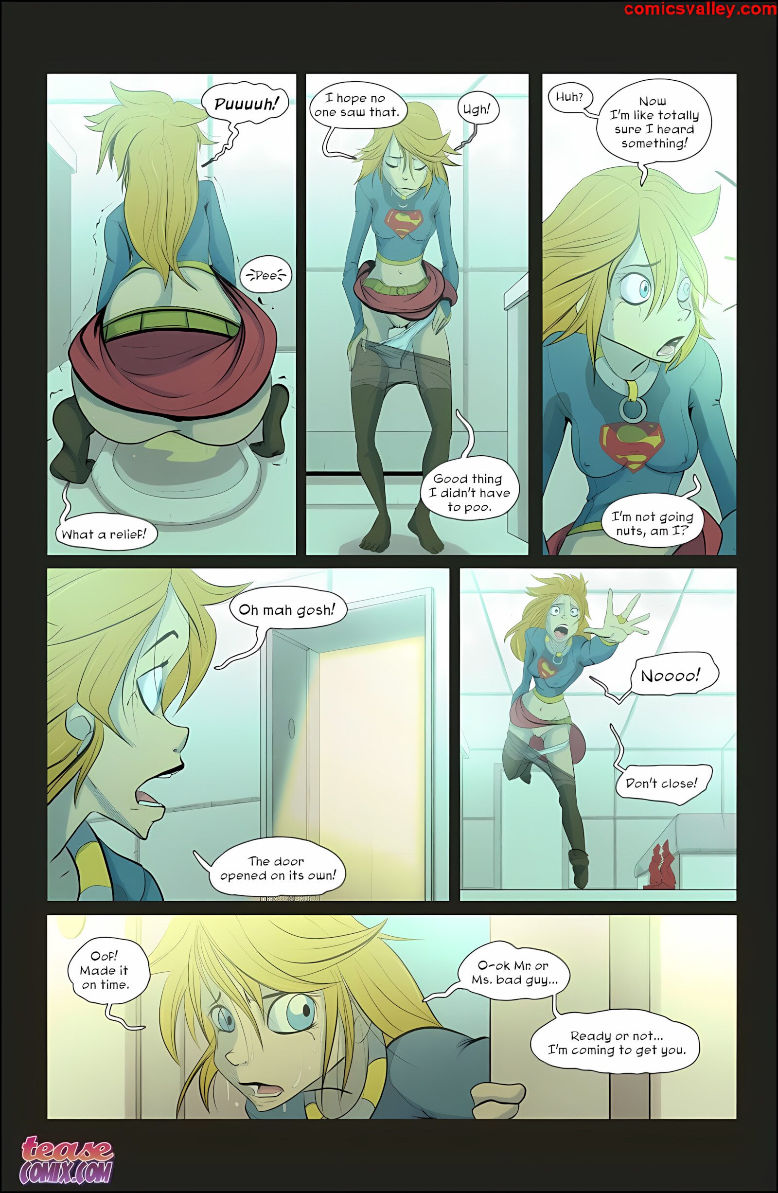 Supergirl – White Night [Tease Comix], Supergirl - White Night, page 10 of 24