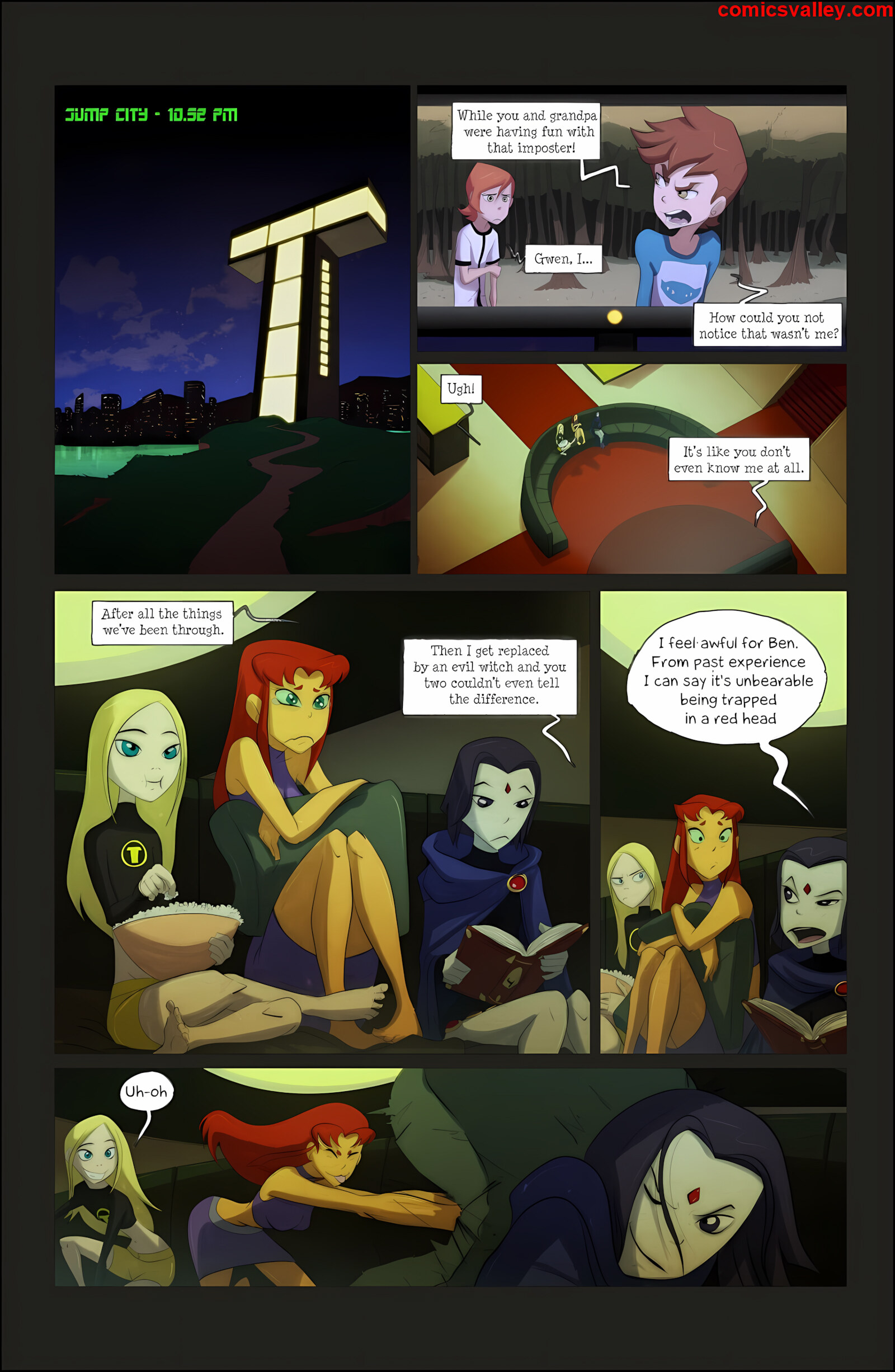 (Teen Titans) A Few Less Titans [FIXXXER], A Few Less Titans, page 1 of 16