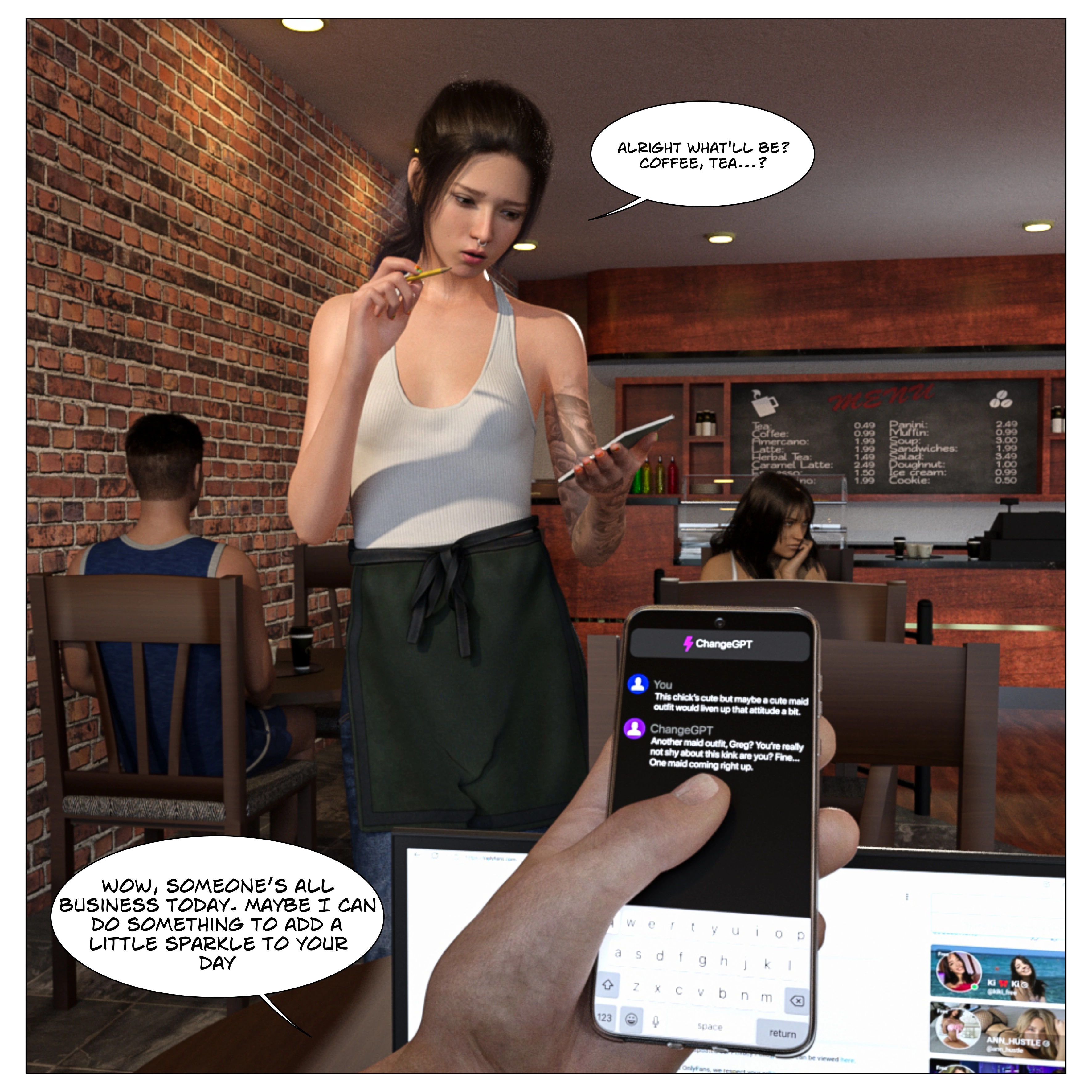 TF Tactics – Lucy the Neko Maid [TheAltrApp], Lucy the Neko Maid, page 1 of 7