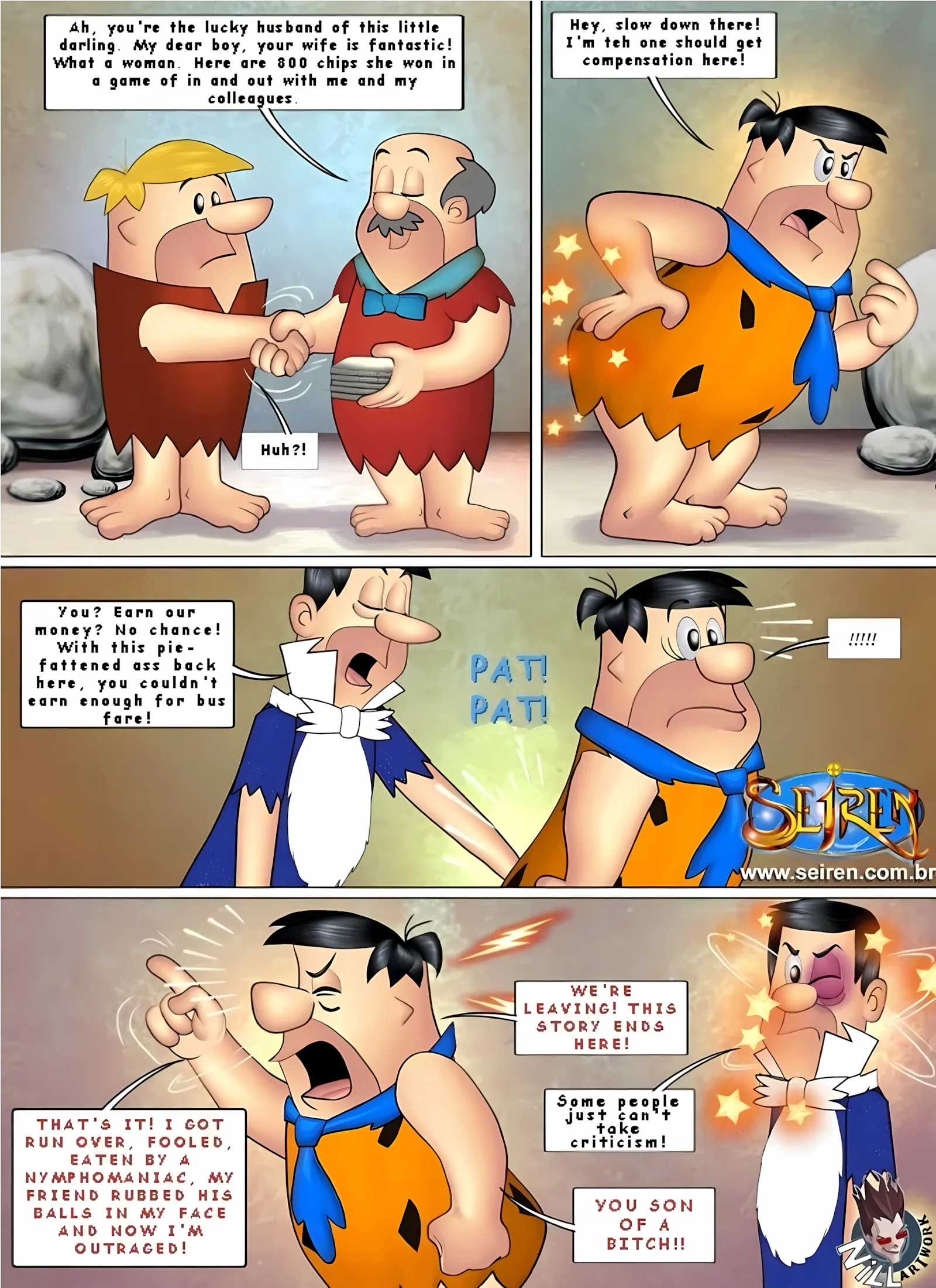 The Fucknstones (The Flintstones) [Seiren], 3 . The Fucknstones - Chapter 3 (The Flintstones) [Seiren], page 105 of 110