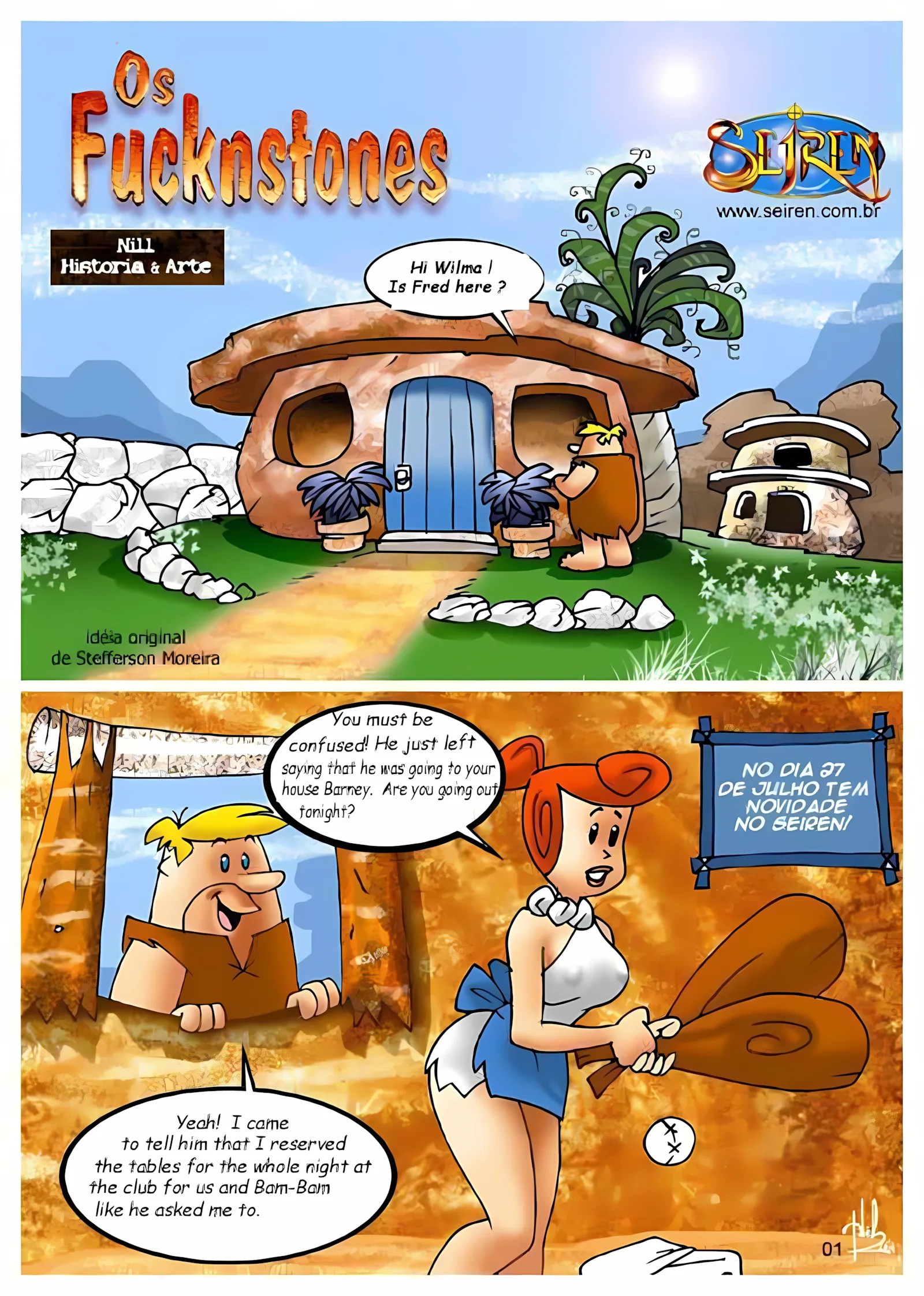 The Fucknstones (The Flintstones) [Seiren], 1 . The Fucknstones - Chapter 1 (The Flintstones) [Seiren], page 2 of 45