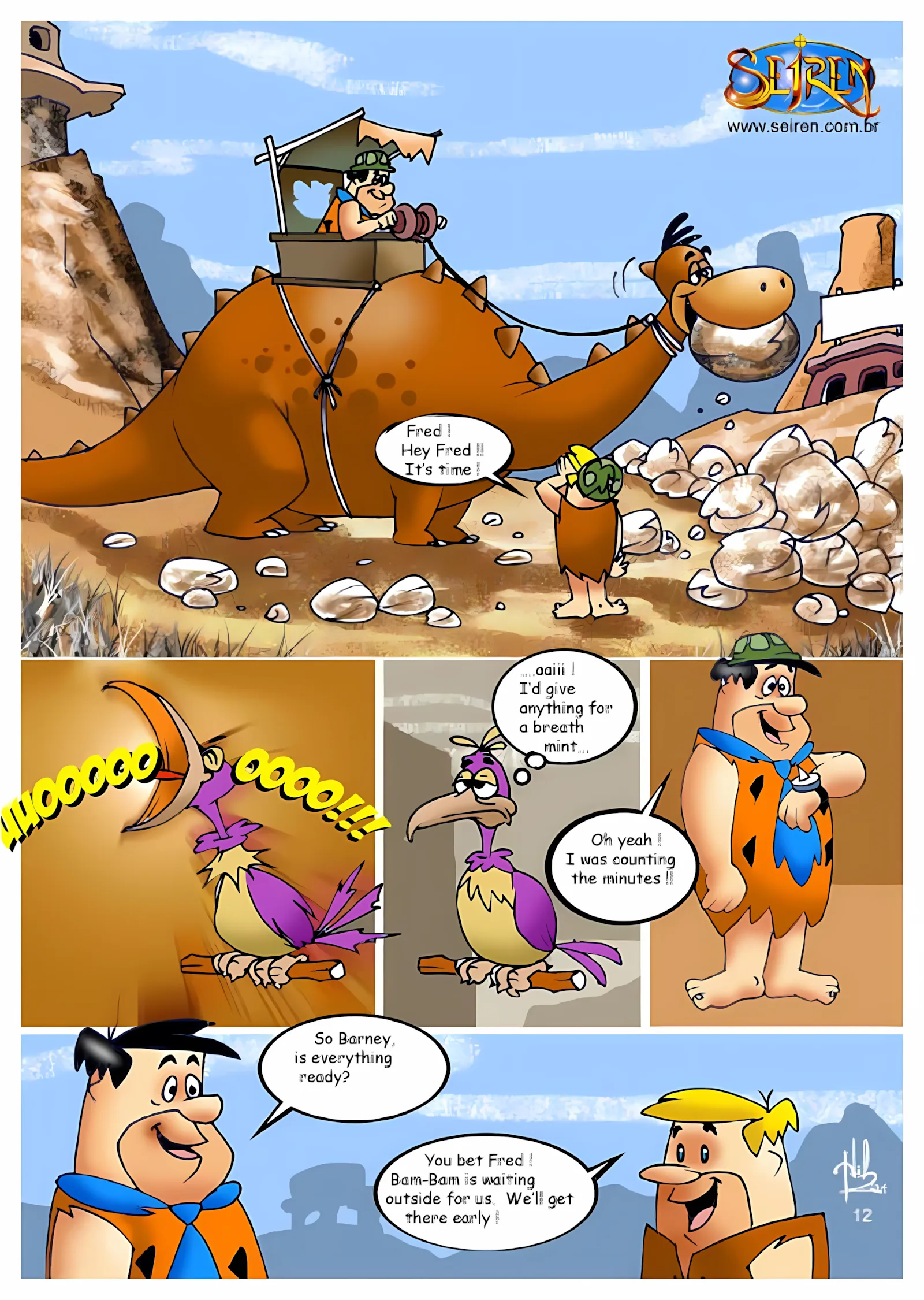 The Fucknstones (The Flintstones) [Seiren], 1 . The Fucknstones - Chapter 1 (The Flintstones) [Seiren], page 13 of 45