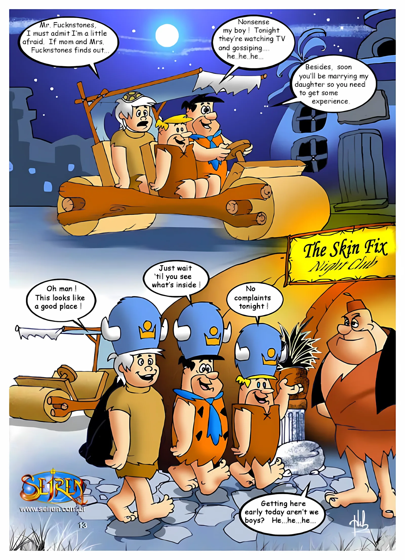 The Fucknstones (The Flintstones) [Seiren], 1 . The Fucknstones - Chapter 1 (The Flintstones) [Seiren], page 14 of 45
