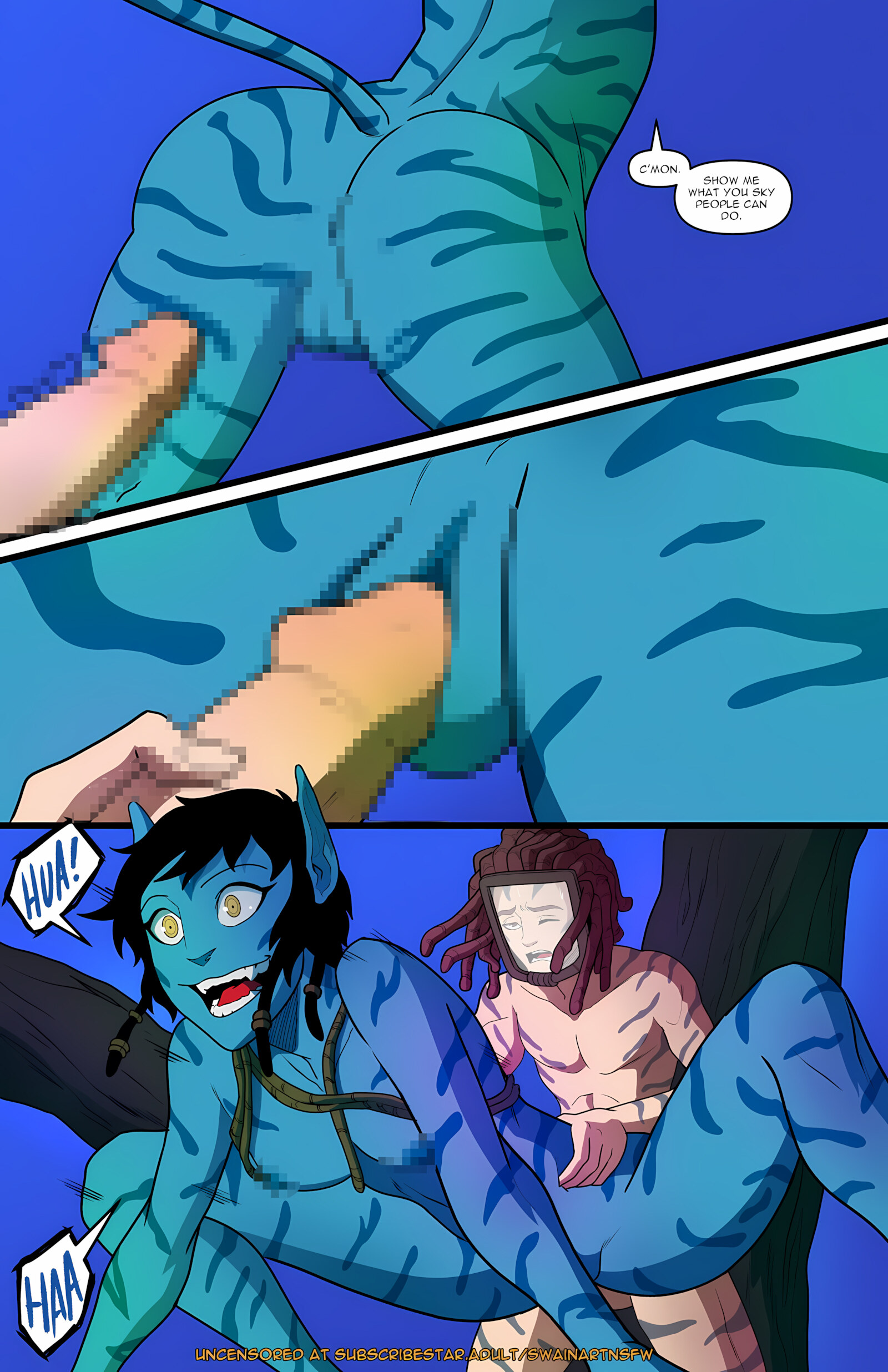 Avatar: Along Came a Spider [Swain Art], Avatar: Along Came a Spider, page 1 of 11