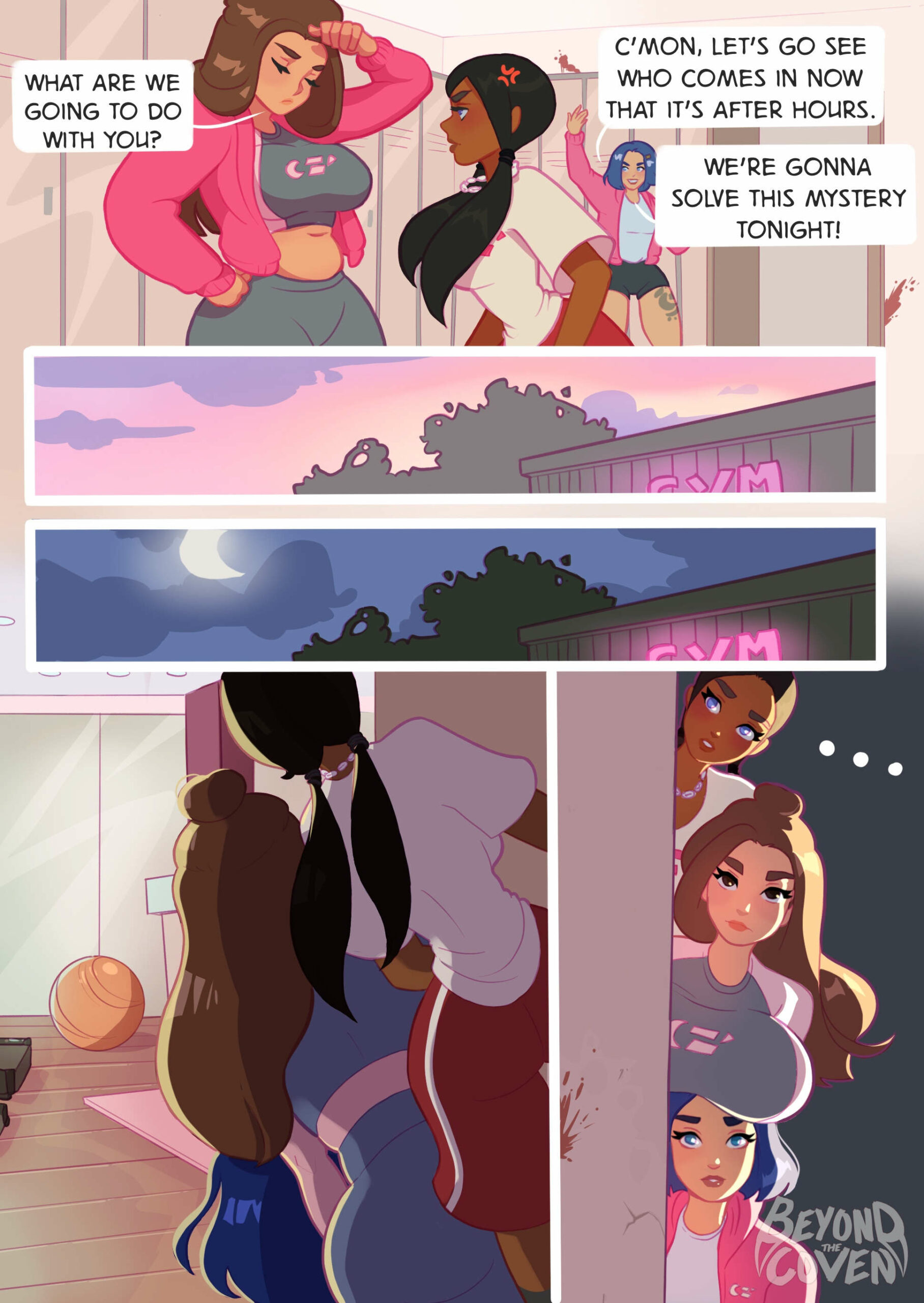 The Night Gym [HornyX], The Night Gym 2, page 3 of 13