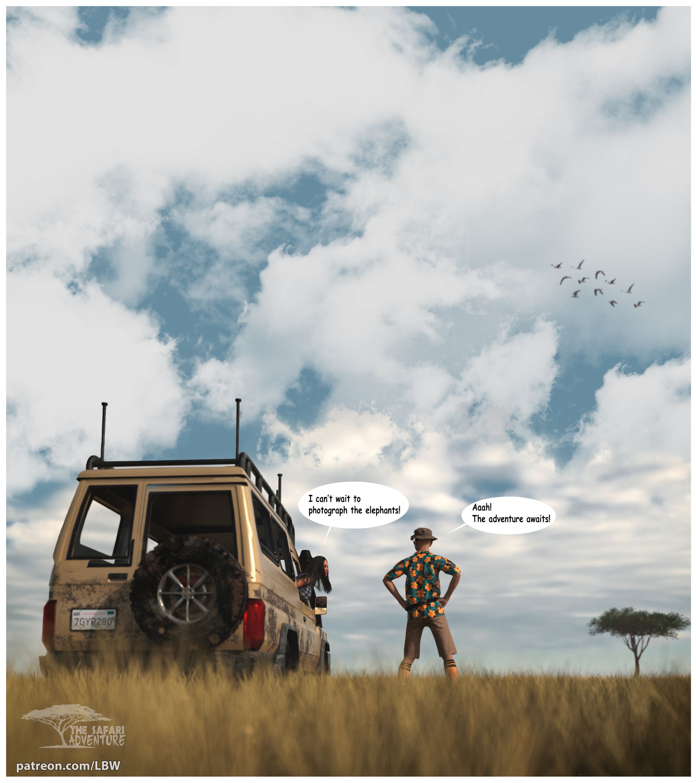 The Safari Adventure [LBW], The Safari Adventure, page 1 of 17