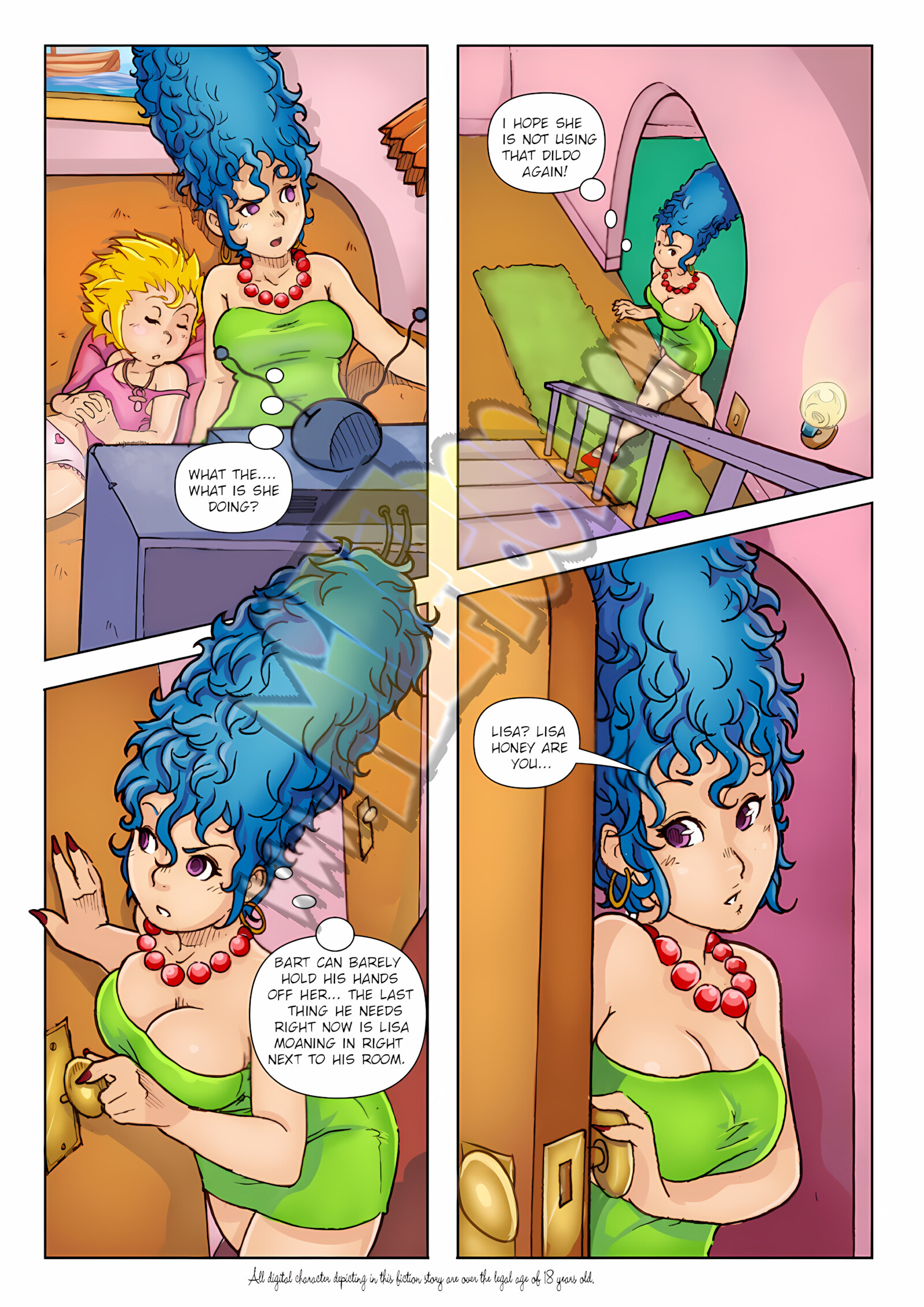 The Simpsons [Milftoon], The Simpsons 1 (alternate), page 6 of 15