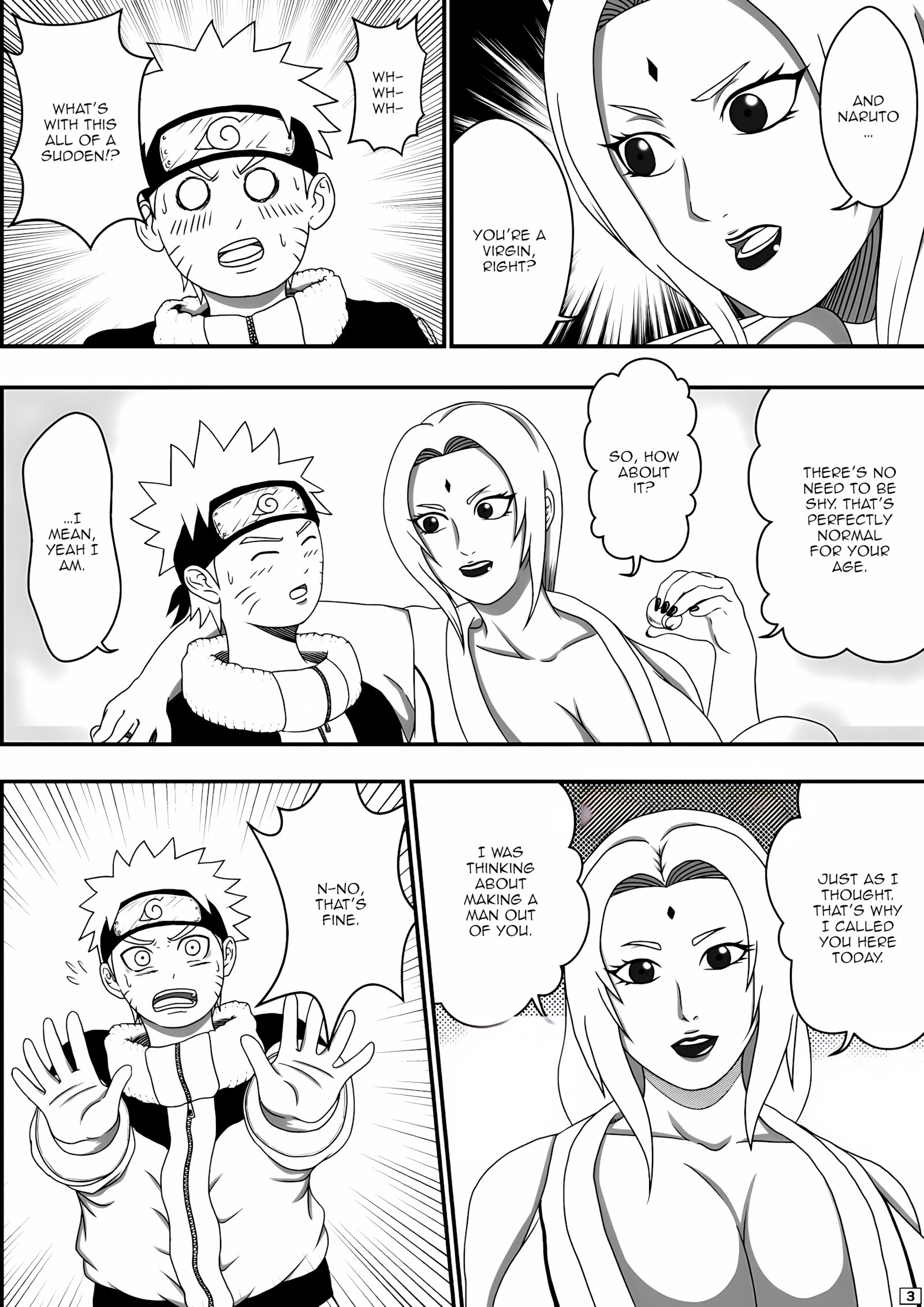 Tsunade’s Sex Education [Asakura Gin], Tsunade's Sex Education 1, page 4 of 22