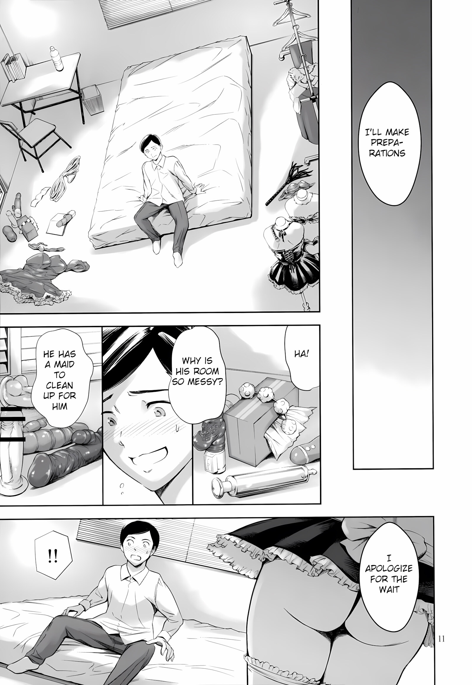 Uchi no Maid [Maguro teikoku], Uchi no Maid, page 11 of 35