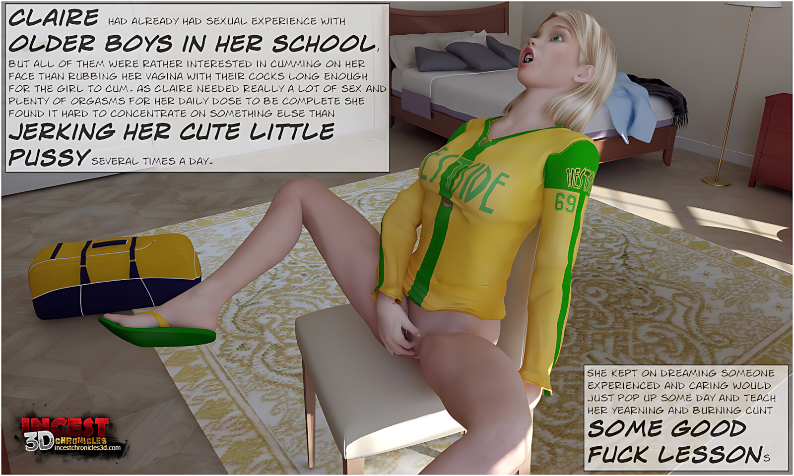 Uncle Urriving [IncestChronicles3D], Uncle Urriving 1, page 9 of 55