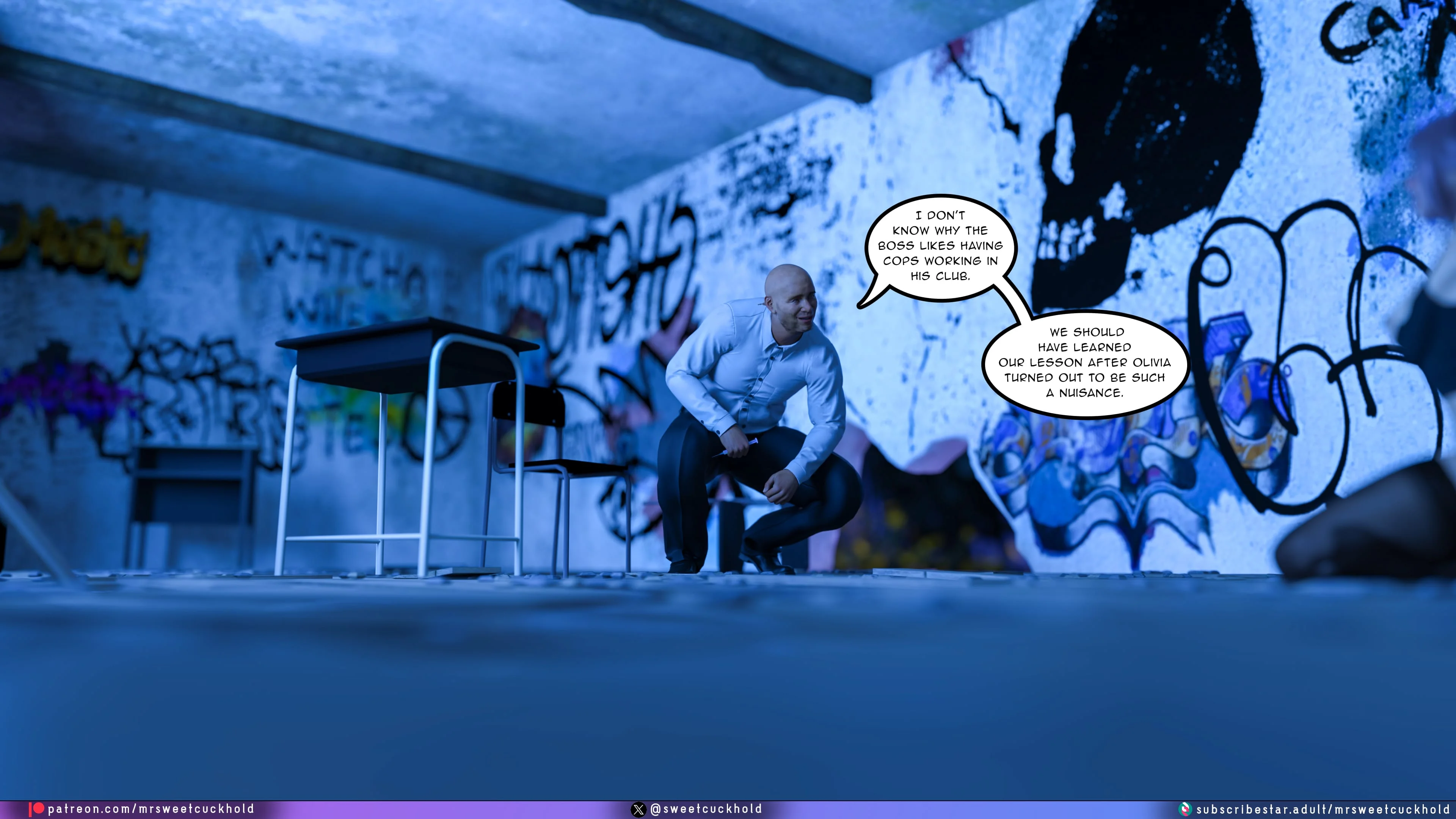 Undercover Betrayal [Mr.SweetCuckhold], Undercover Betrayal 10, page 43 of 131