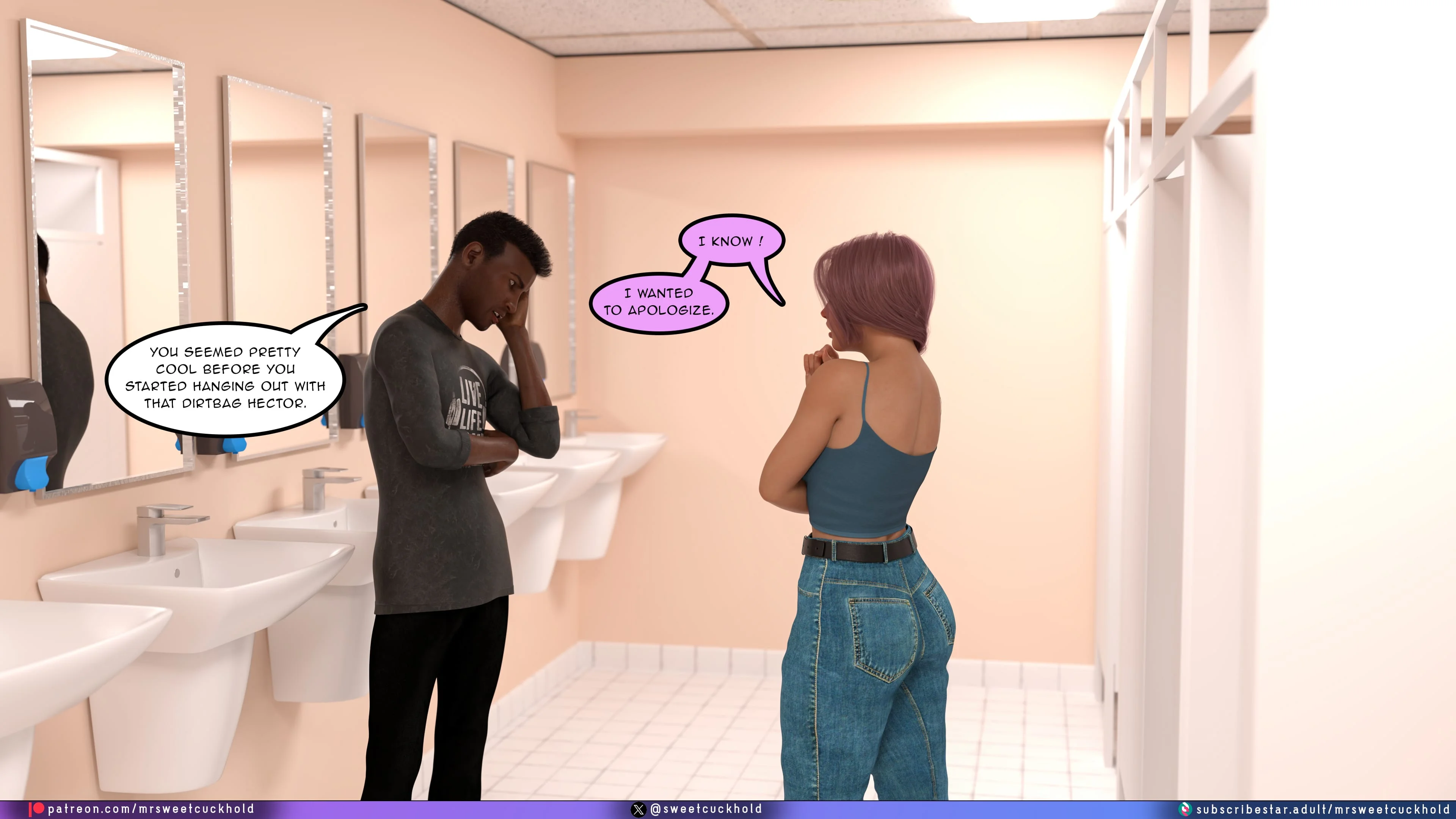 Undercover Betrayal [Mr.SweetCuckhold], Undercover Betrayal 8, page 77 of 356