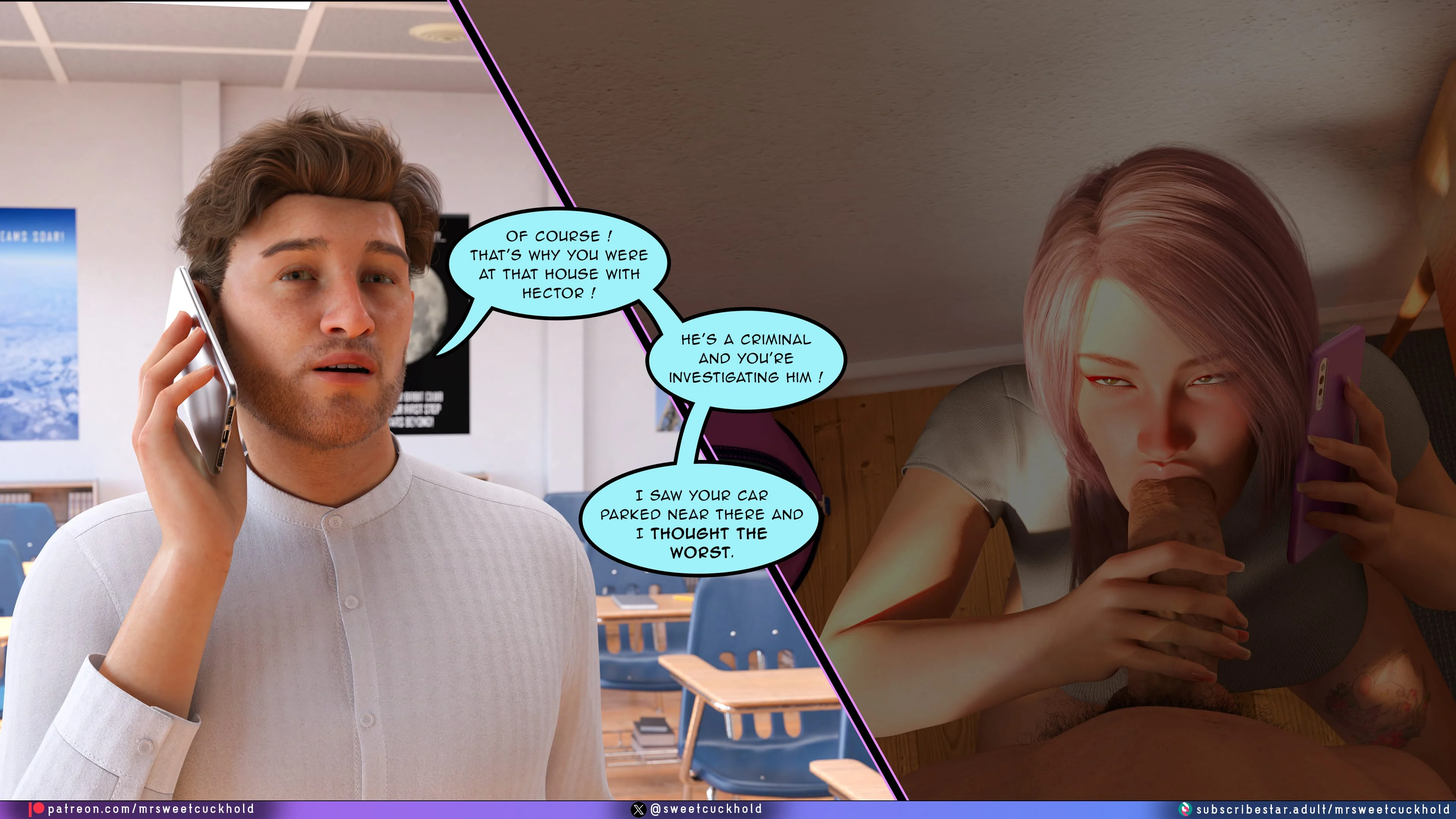 Undercover Betrayal [Mr.SweetCuckhold], Undercover Betrayal 7, page 51 of 267