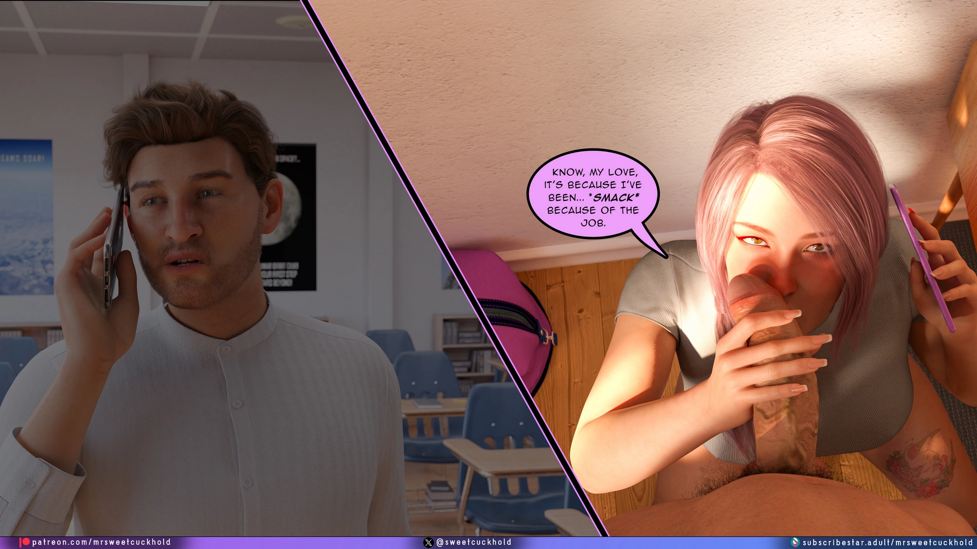 Undercover Betrayal [Mr.SweetCuckhold], Undercover Betrayal 6, page 47 of 56
