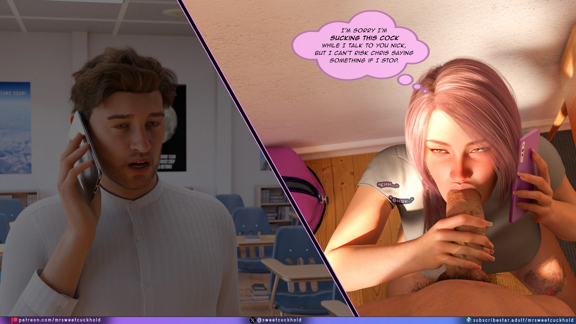 Undercover Betrayal [Mr.SweetCuckhold], Undercover Betrayal 6, page 50 of 56