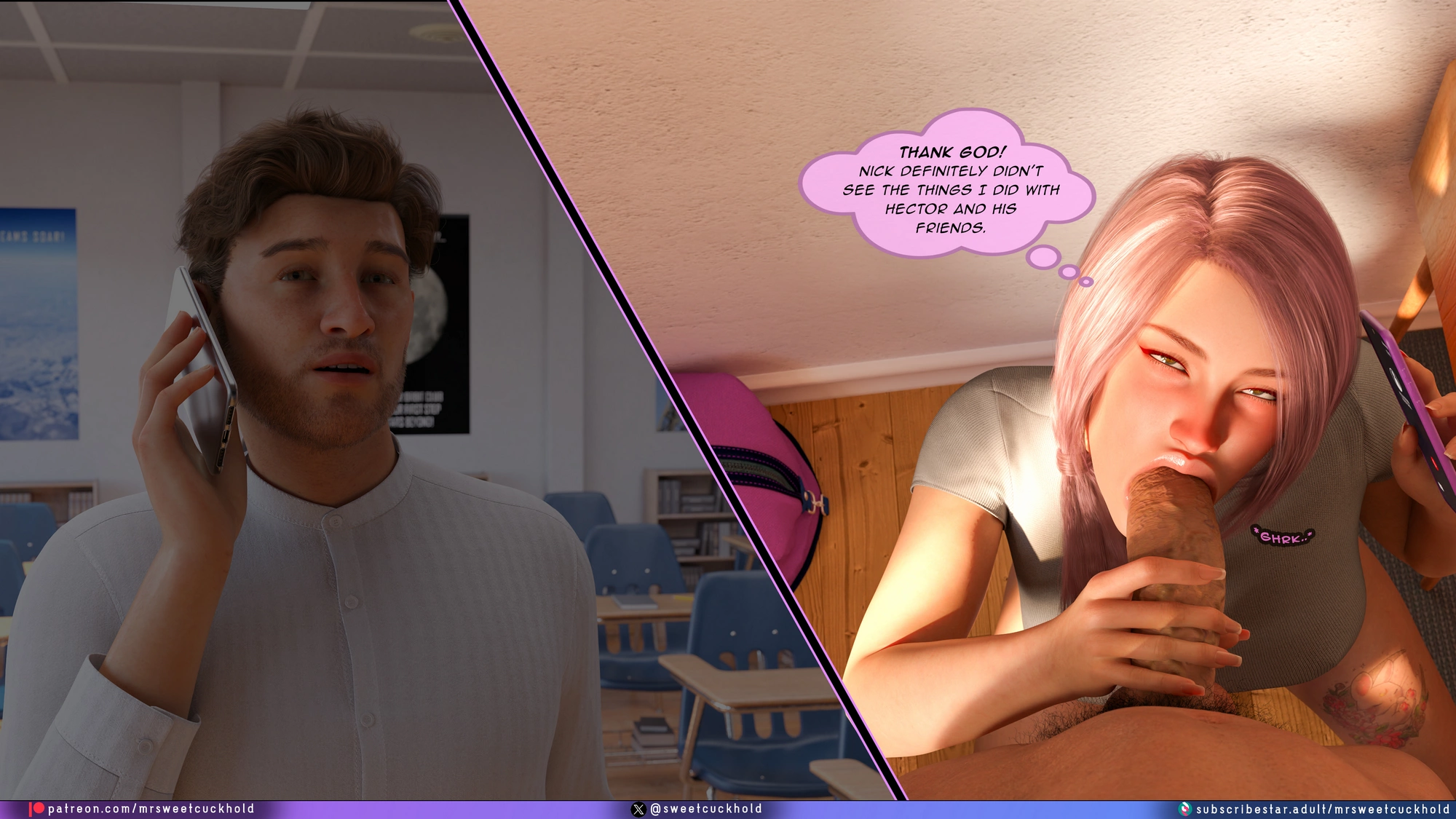Undercover Betrayal [Mr.SweetCuckhold], Undercover Betrayal 6, page 52 of 56