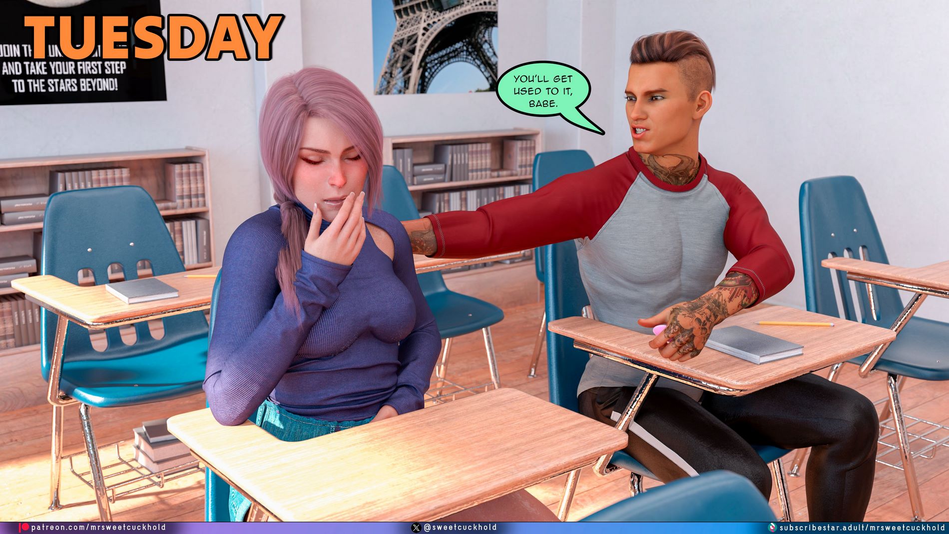 Undercover Betrayal [Mr.SweetCuckhold], Undercover Betrayal 3, page 104 of 140