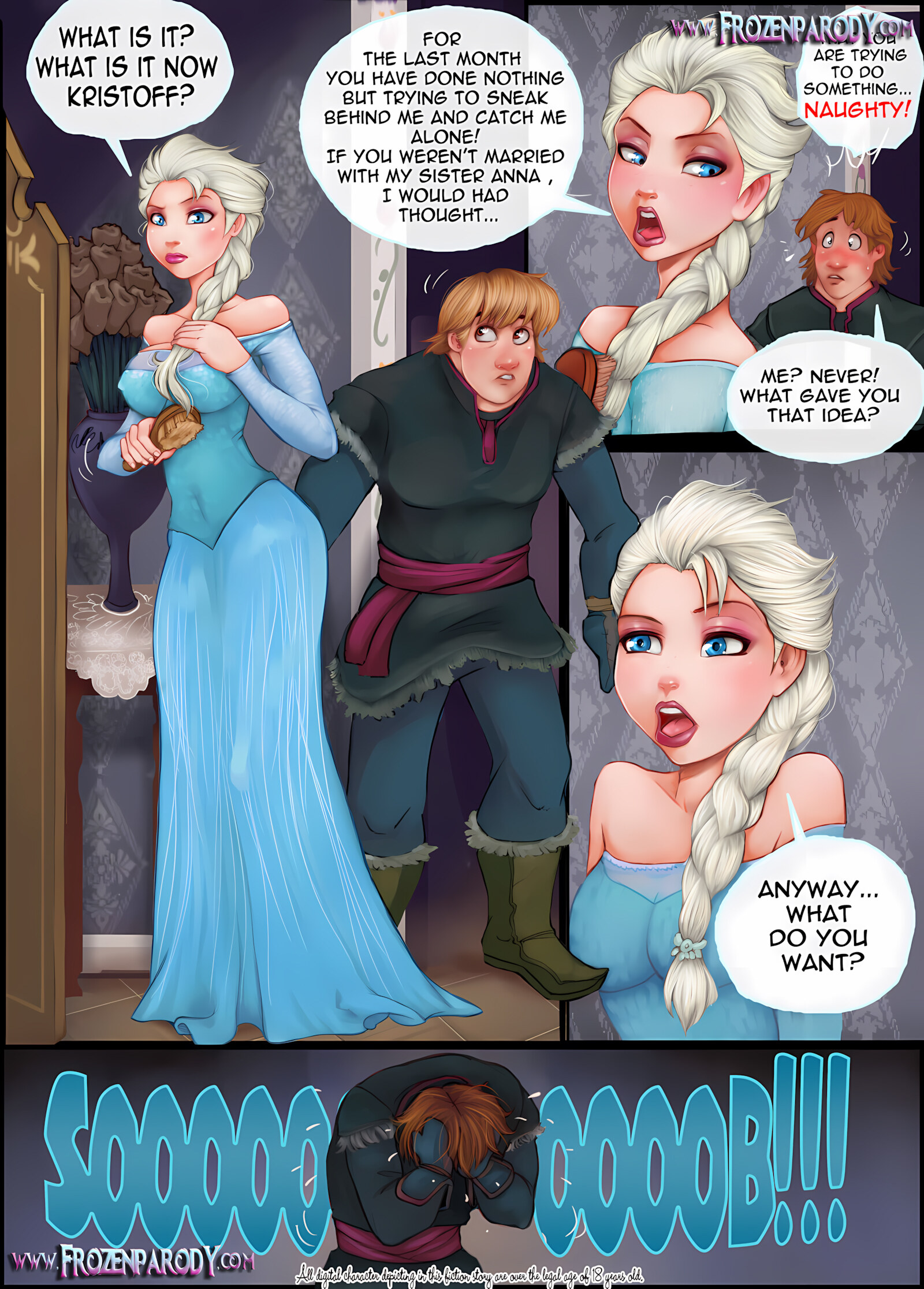 Unfrozen [FrozenParody], Unfrozen, page 2 of 25