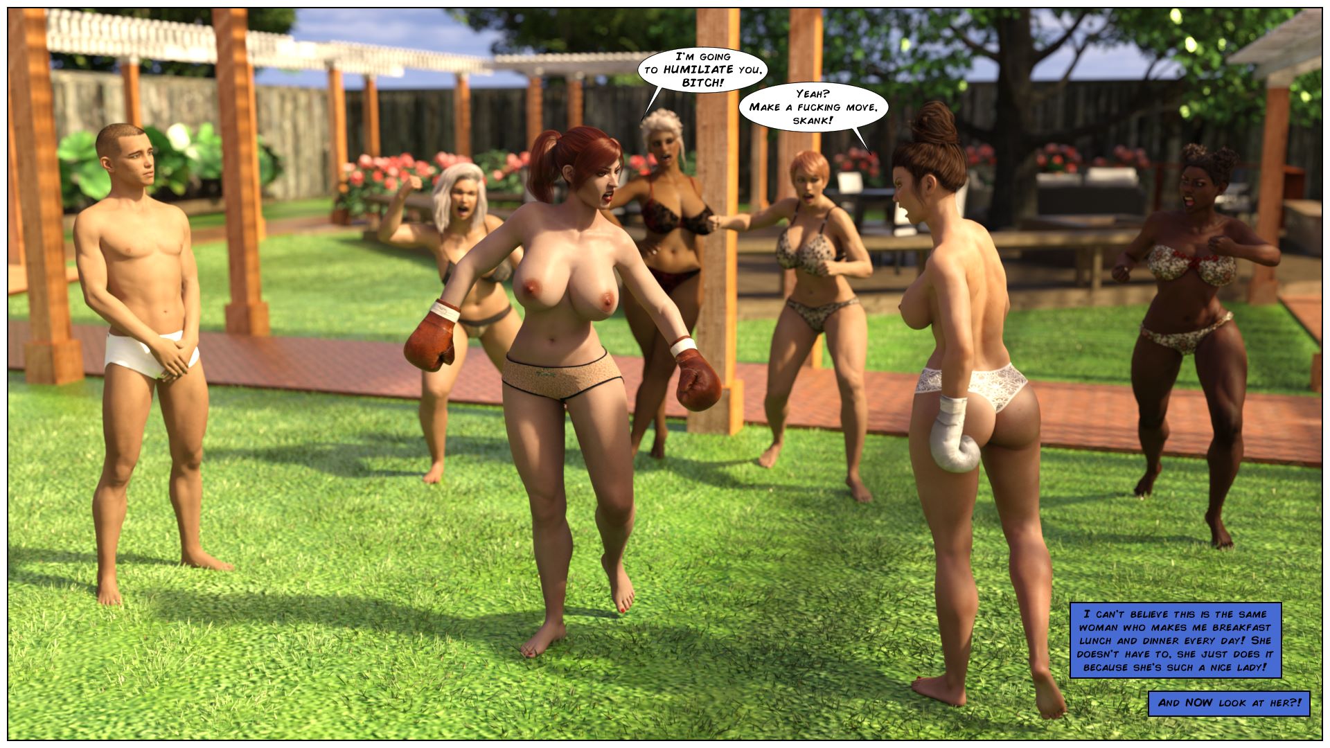 BATTLE MILFS, GardenParty, page 16 of 50
