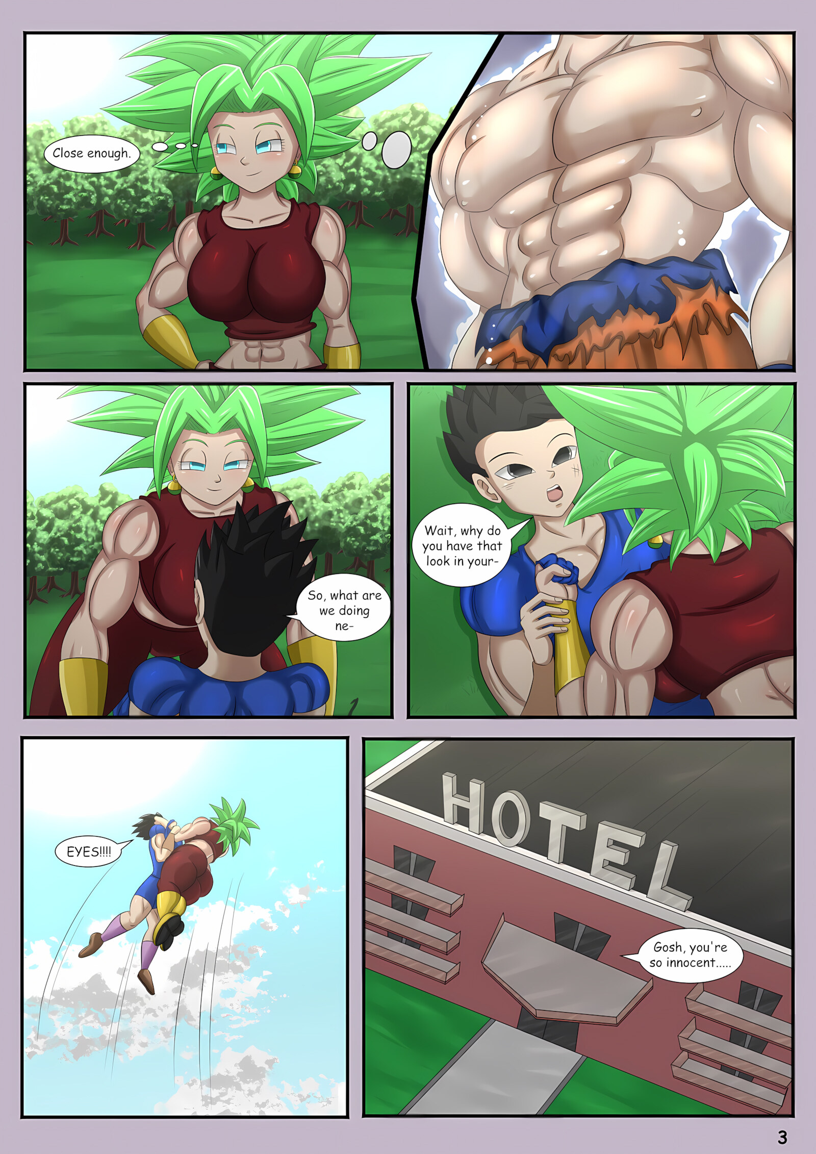 Battle Tensions [Magnificent Sexy Gals], Battle Tensions, page 4 of 19