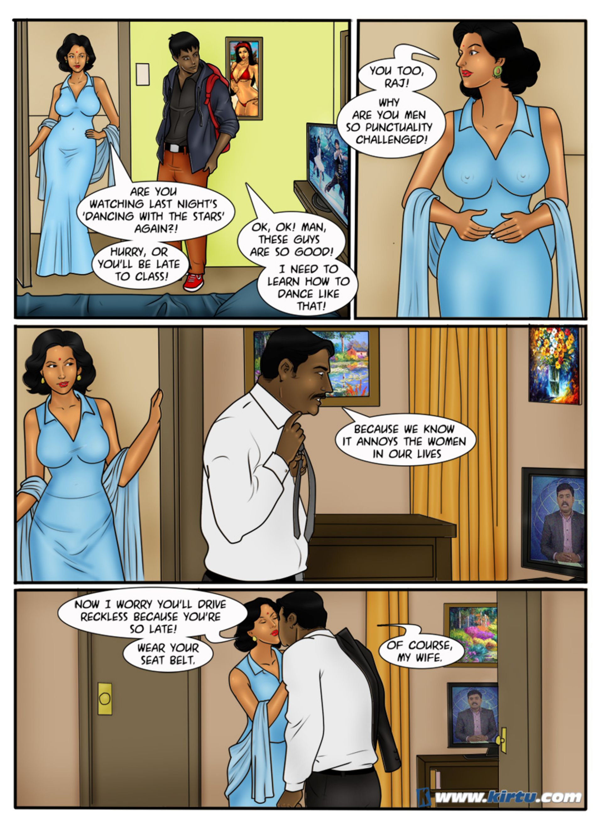 XXX Apartments 21-24 [Kirtu], XXX Apartments - Chapter 24 - Dance Lessons [Kirtu], page 2 of 11