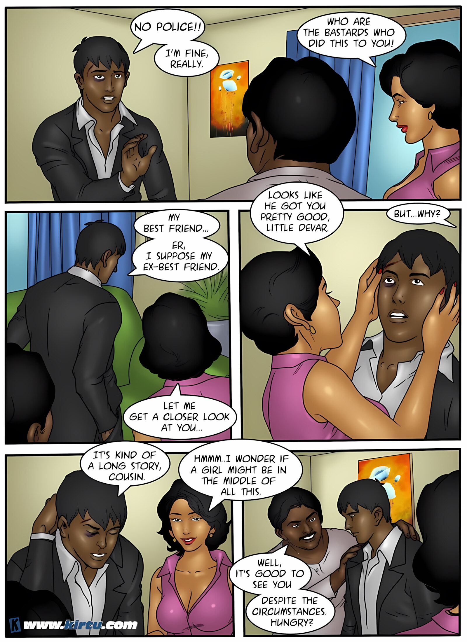 XXX Apartments 21-24 [Kirtu], XXX Apartments - Returning Home - Chapter 23, page 3 of 32