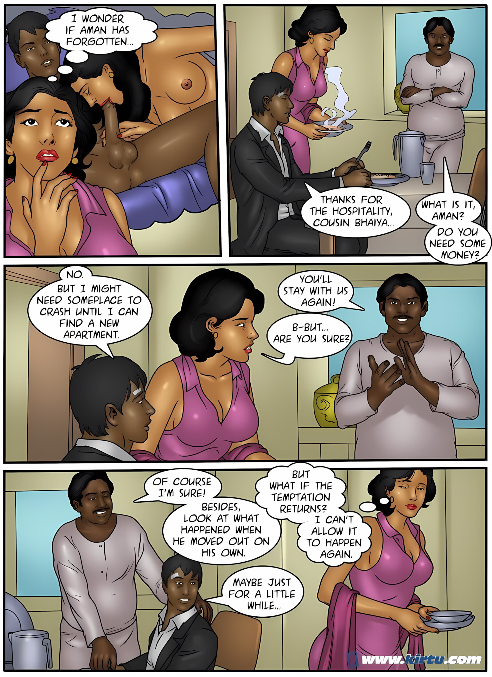 XXX Apartments 21-24 [Kirtu], XXX Apartments - Returning Home - Chapter 23, page 5 of 32