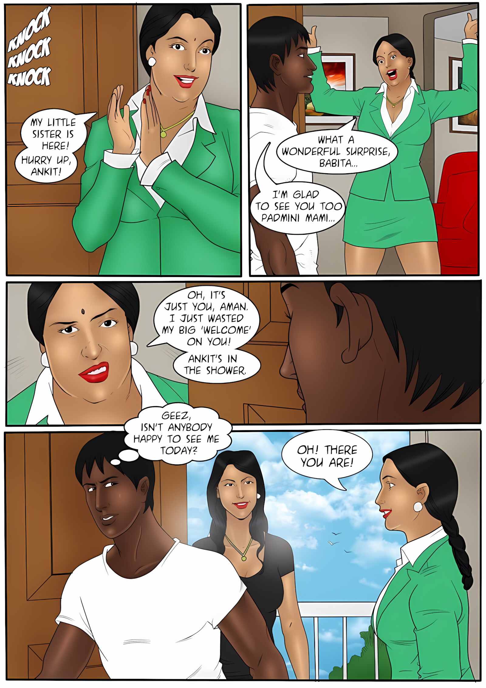 XXX Apartments 21-24 [Kirtu], XXX Apartments - Can Aman keep his hands of … - Chapter 22, page 11 of 33