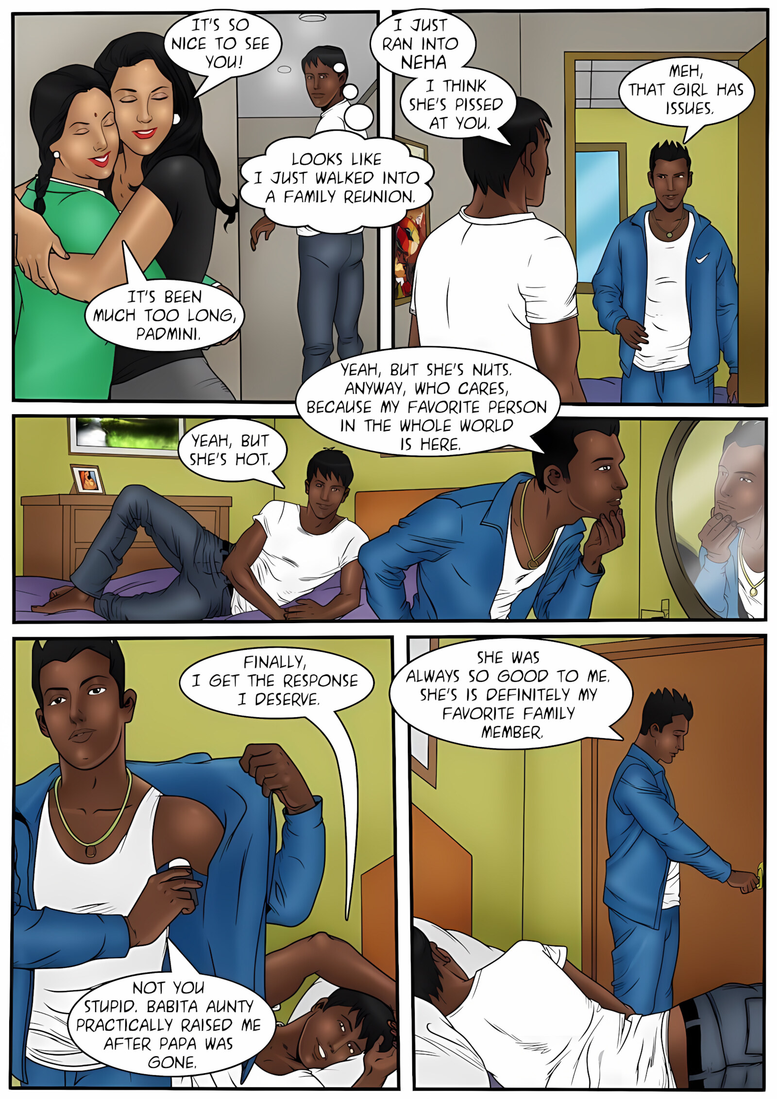 XXX Apartments 21-24 [Kirtu], XXX Apartments - Can Aman keep his hands of … - Chapter 22, page 12 of 33