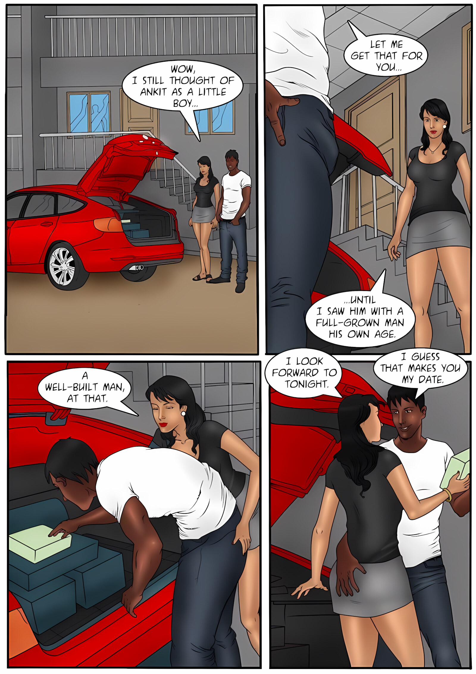 XXX Apartments 21-24 [Kirtu], XXX Apartments - Can Aman keep his hands of … - Chapter 22, page 18 of 33