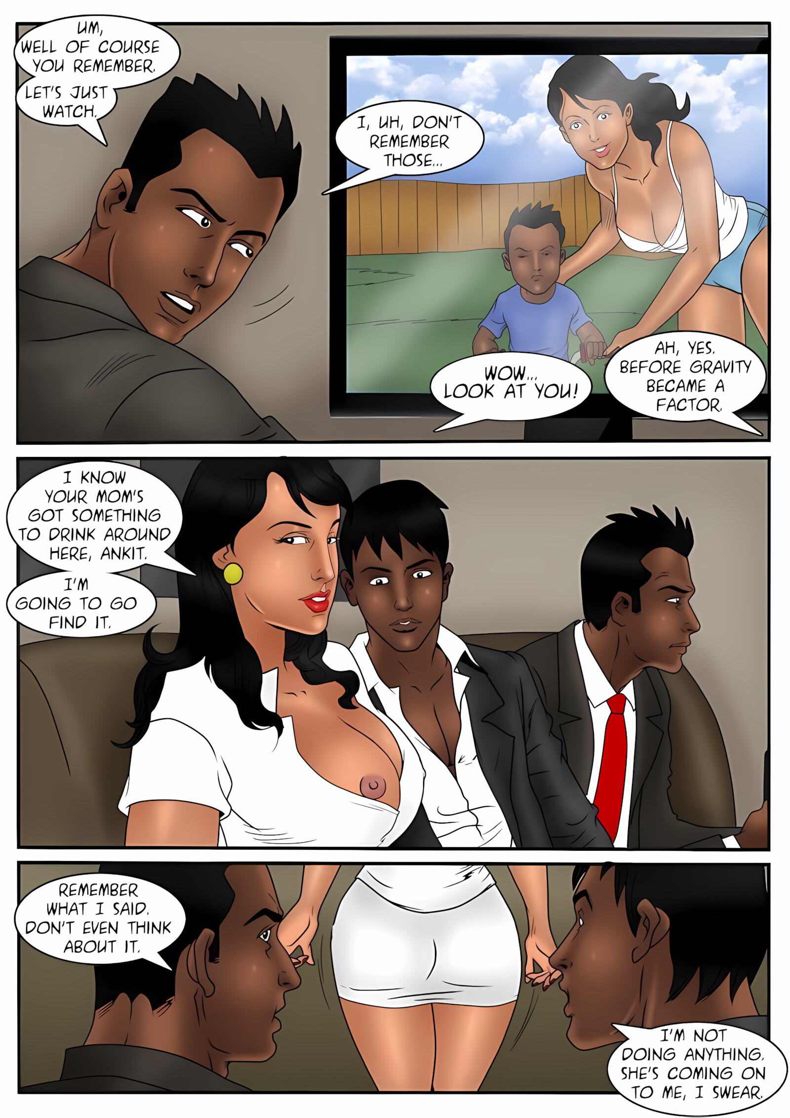 XXX Apartments 21-24 [Kirtu], XXX Apartments - Can Aman keep his hands of … - Chapter 22, page 27 of 33