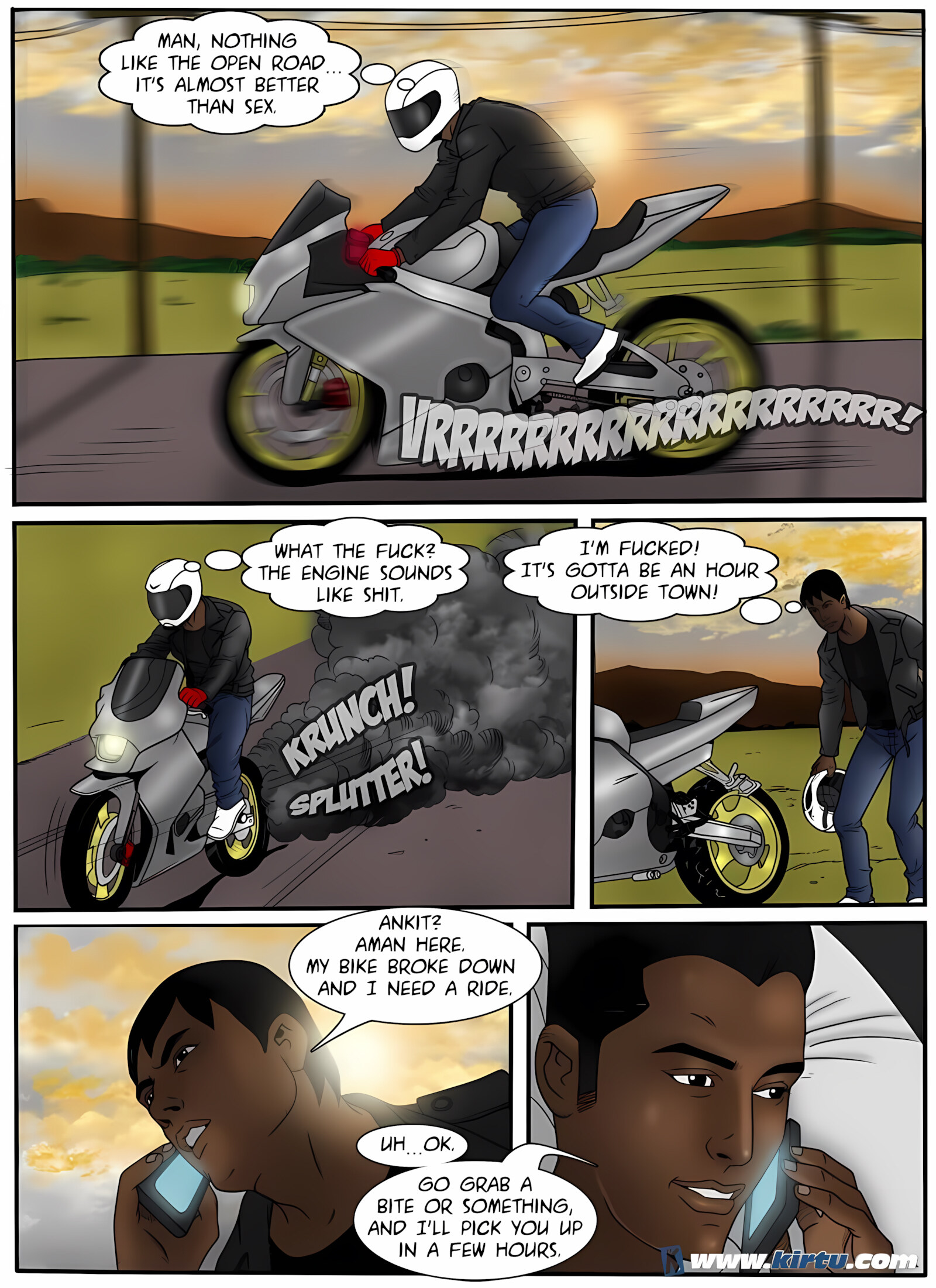 XXX Apartments 21-24 [Kirtu], XXX Apartments - Aman gets down and dirty … - Chapter 21, page 2 of 32