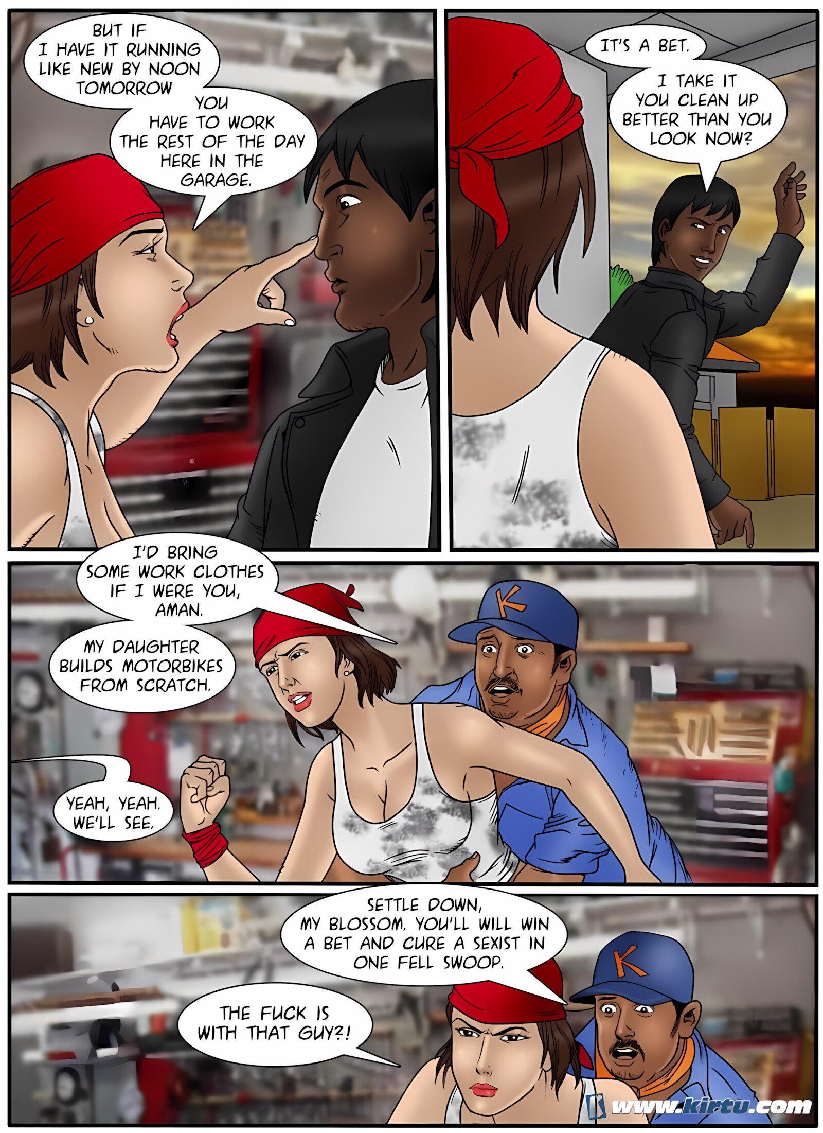 XXX Apartments 21-24 [Kirtu], XXX Apartments - Aman gets down and dirty … - Chapter 21, page 20 of 32