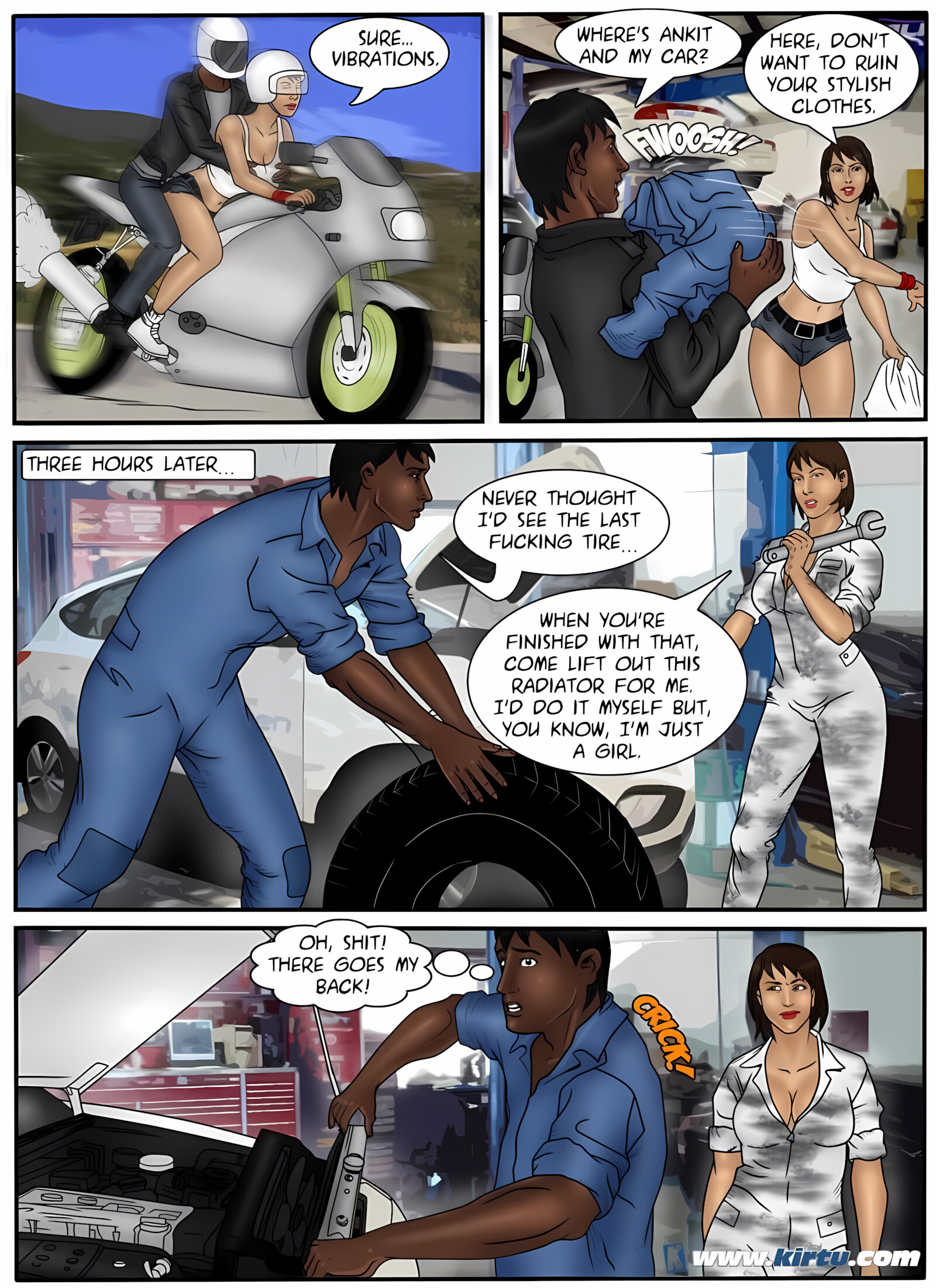 XXX Apartments 21-24 [Kirtu], XXX Apartments - Aman gets down and dirty … - Chapter 21, page 25 of 32