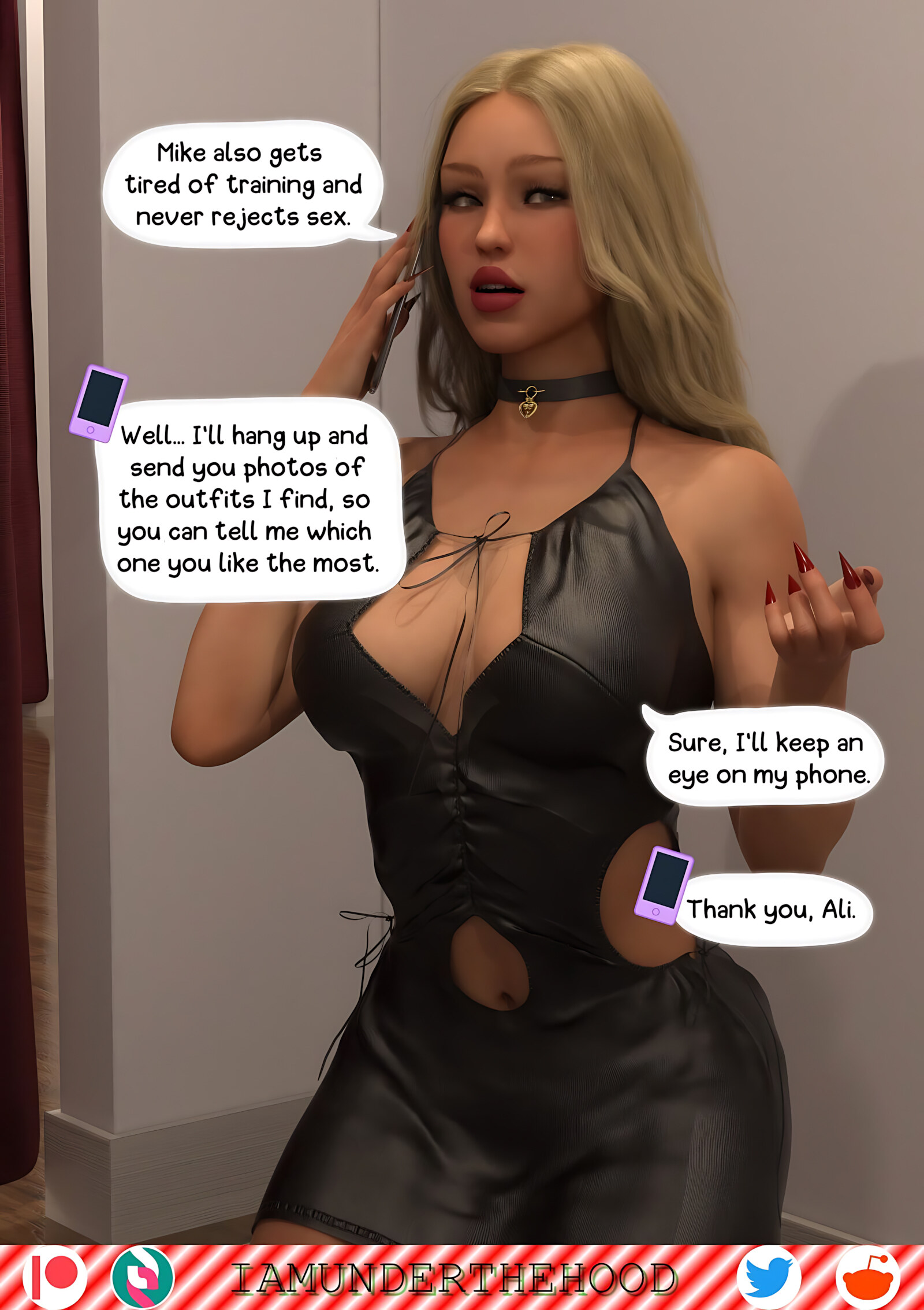 Comics [Under The Hood], Stacy’s Xmas Present, page 4 of 146