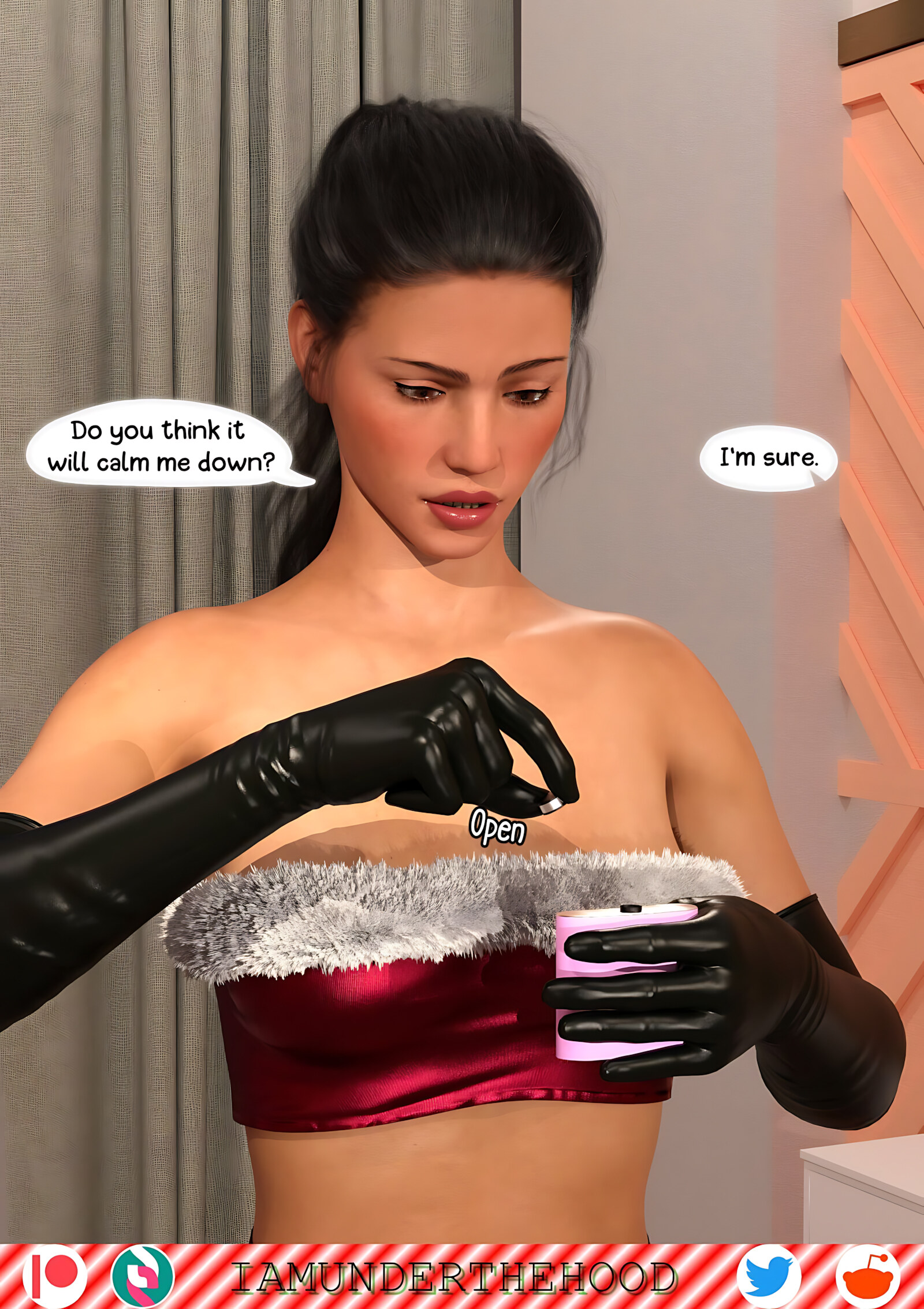Comics [Under The Hood], Stacy’s Xmas Present, page 48 of 146