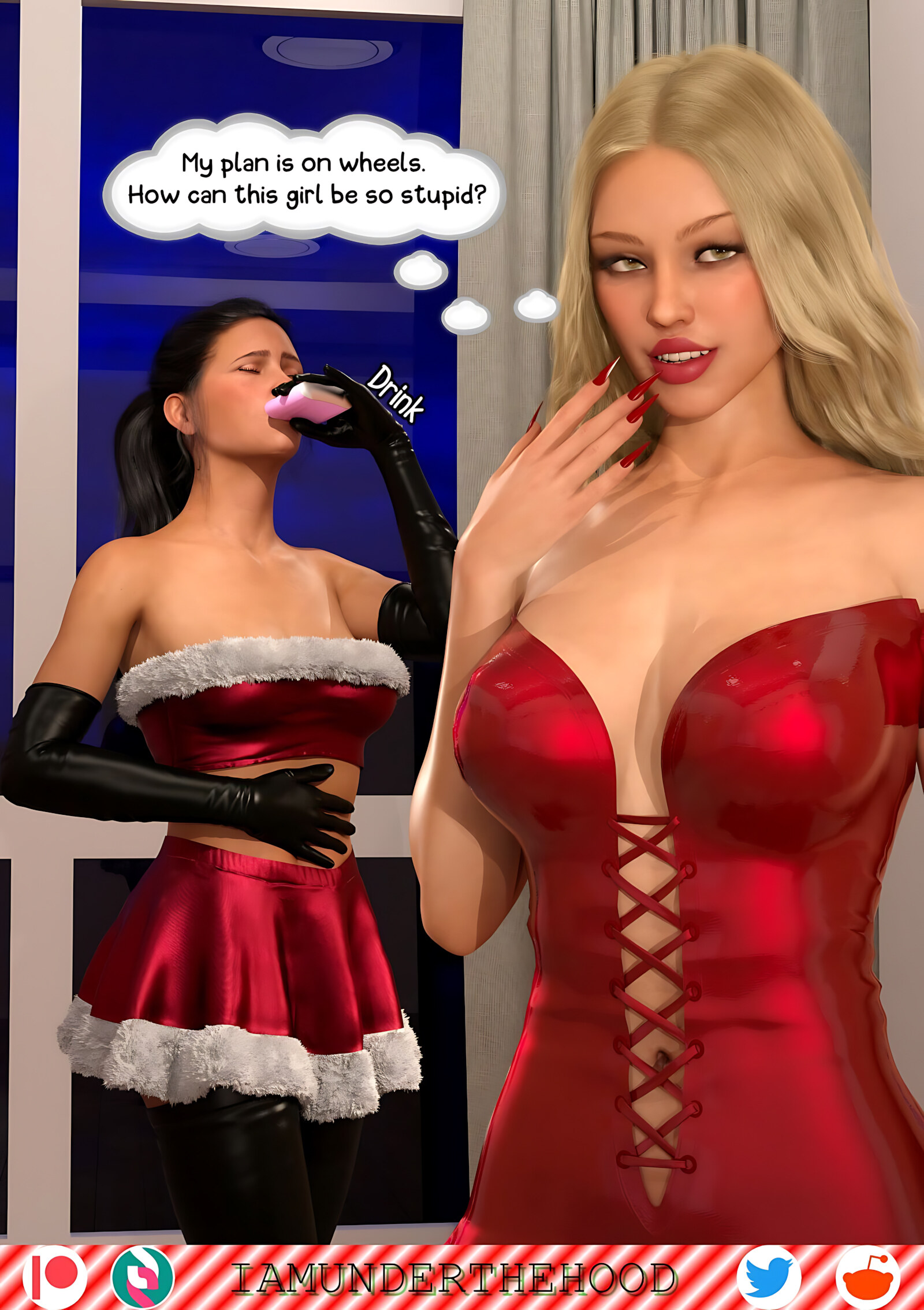 Comics [Under The Hood], Stacy’s Xmas Present, page 49 of 146