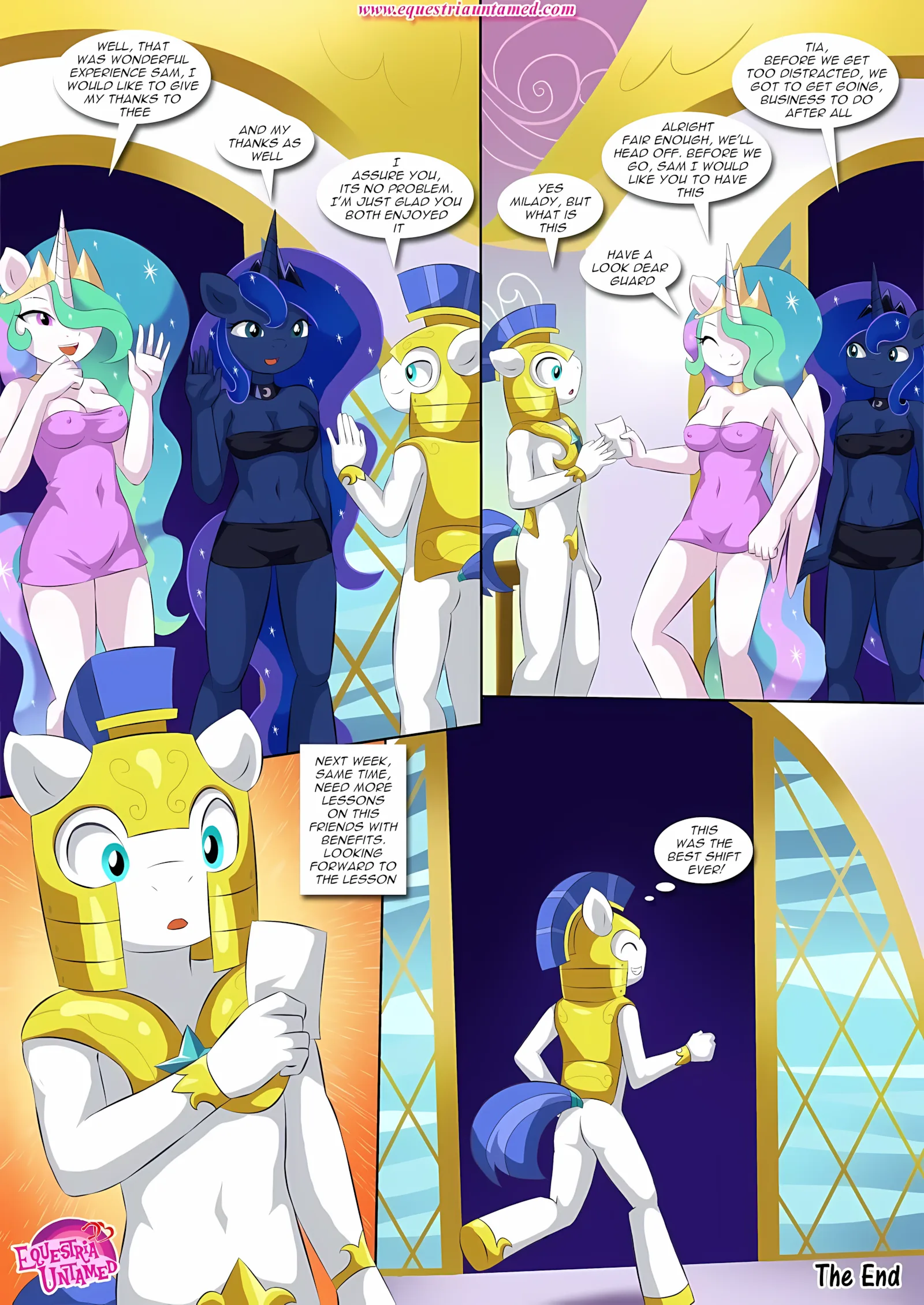 Best Shift Ever (My Little Pony – Friendship Is Magic) [Palcomix], 1 . Best Shift Ever - (My Little Pony - Friendship Is Magic) [Palcomix], page 18 of 18