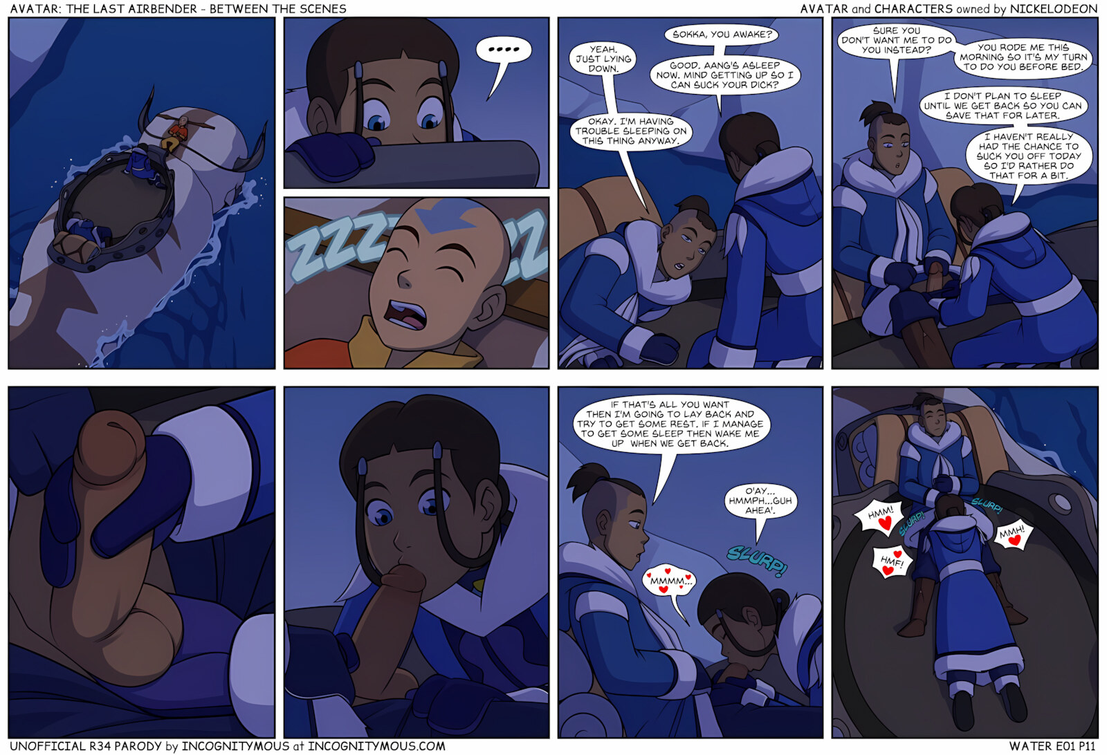 Between The Scenes [Incognitymous], Between The Scenes, page 11 of 14